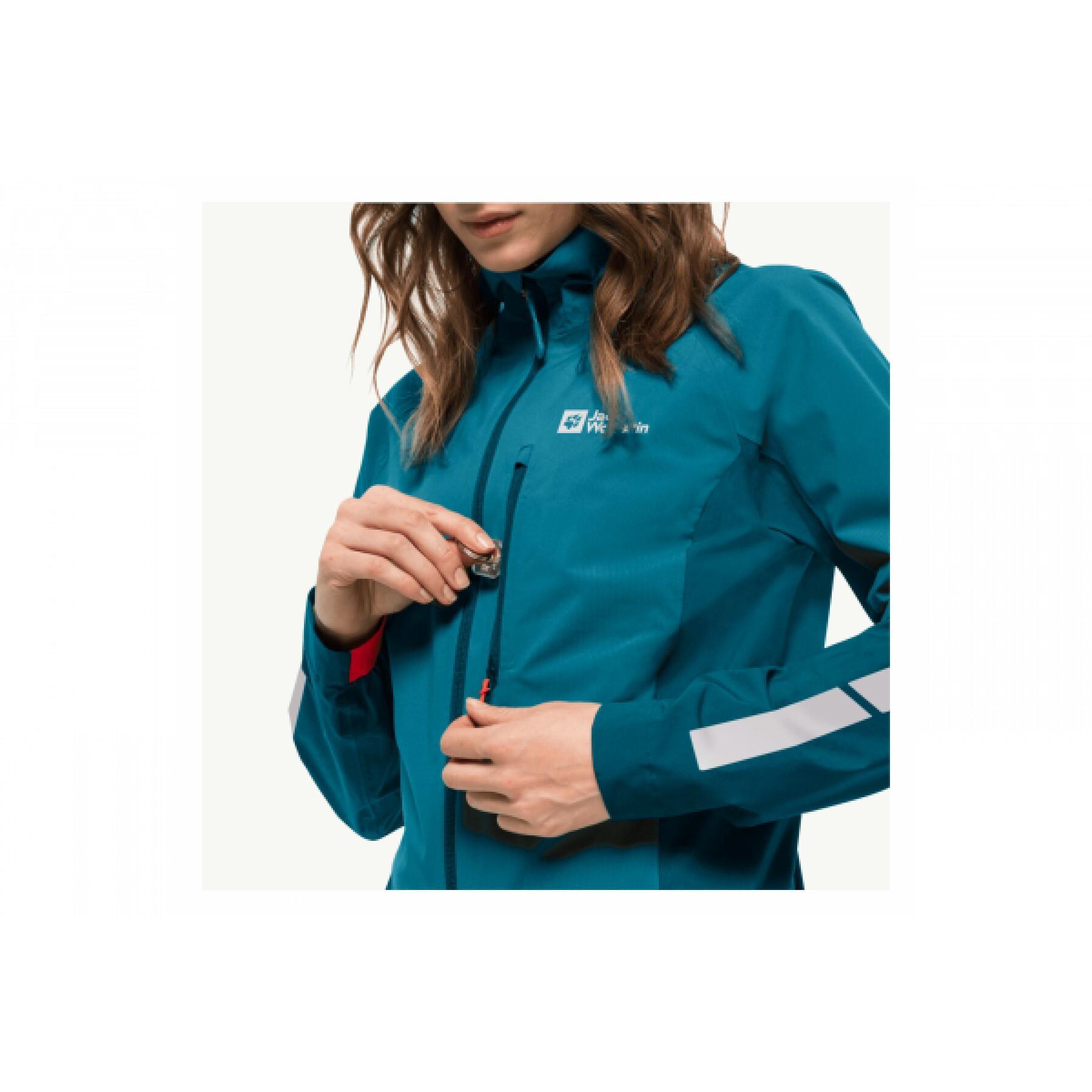 Chaqueta impermeable para mujer Jack Wolfskin Morobbia 2.5L