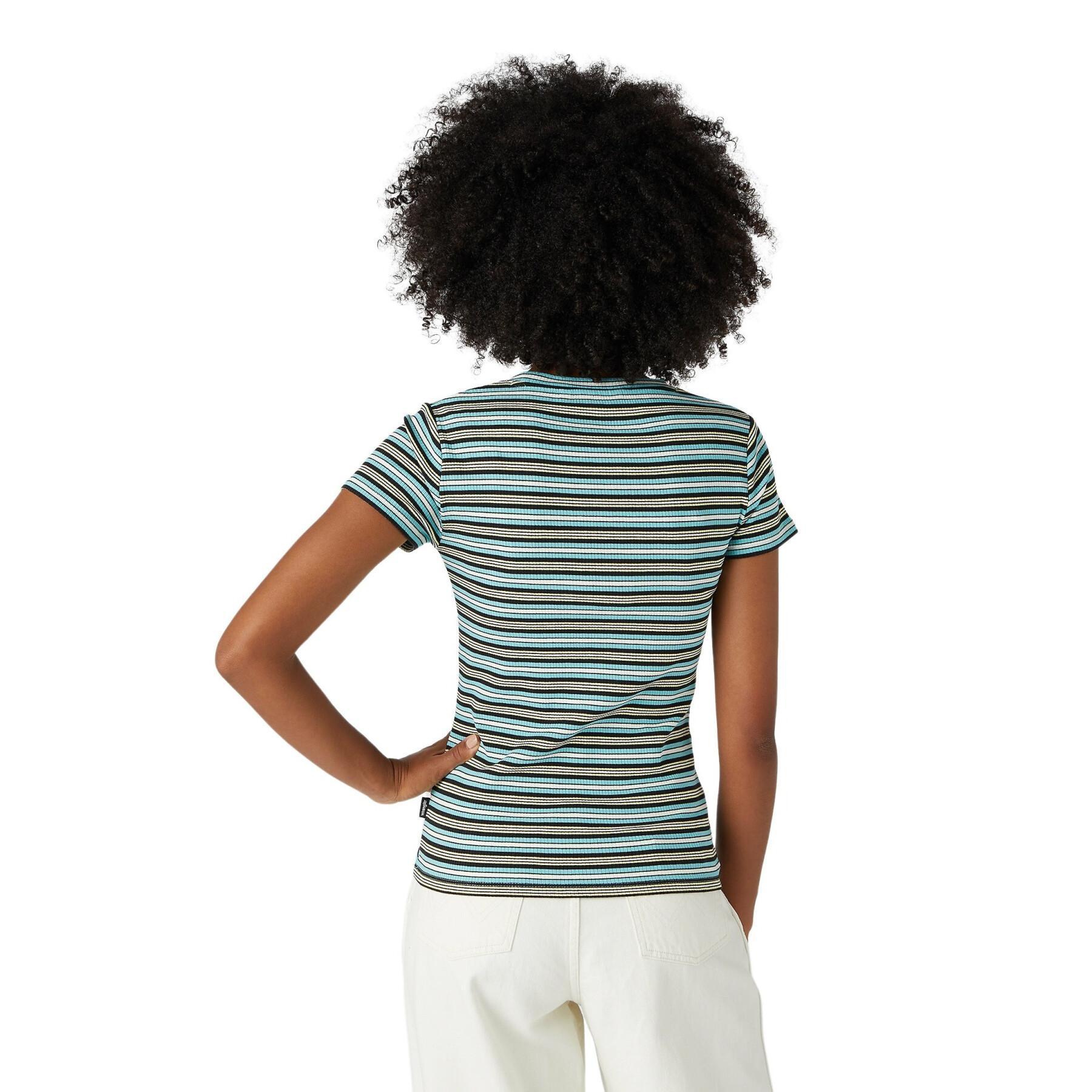 Camiseta de mujer Wrangler slim stripe