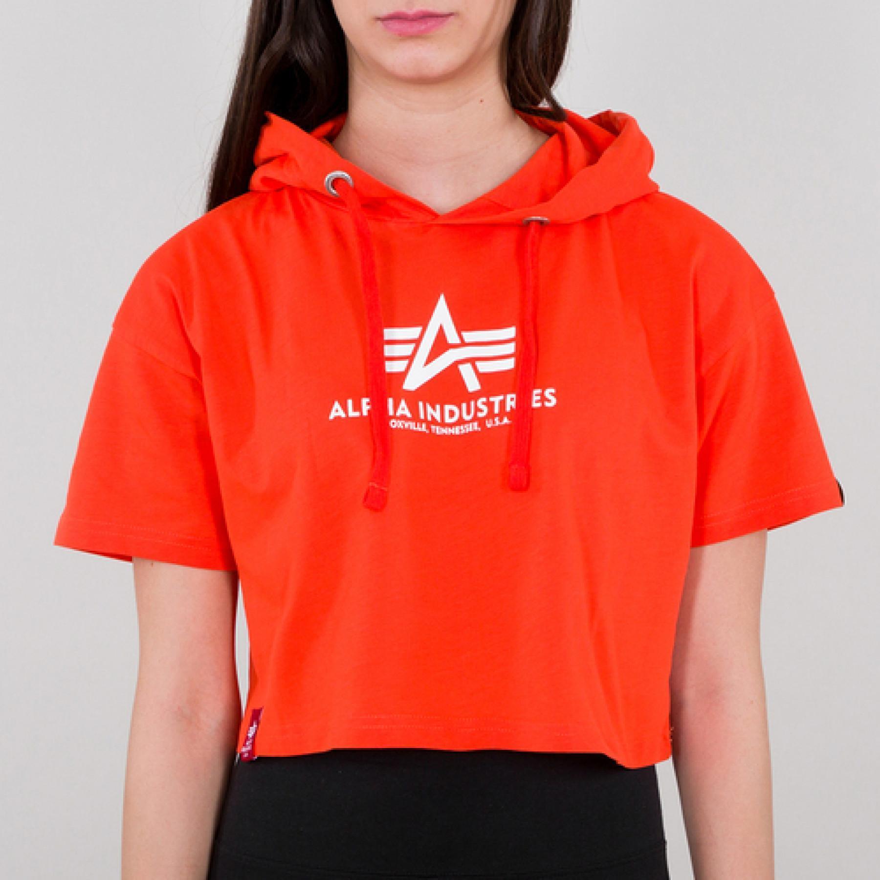 Camiseta con capucha mujer Alpha Industries Basic COS