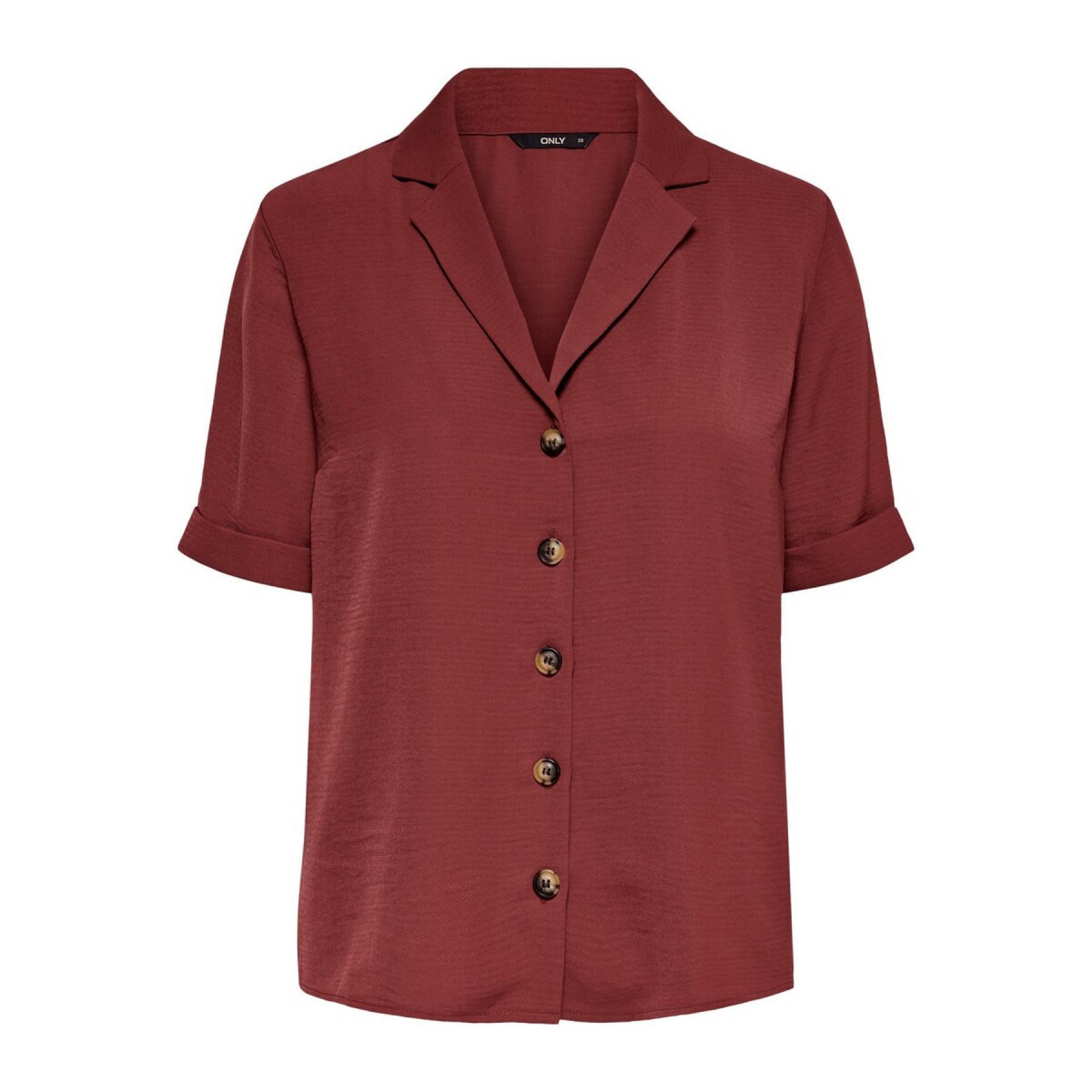 Camisa de mujer Only Sky solid