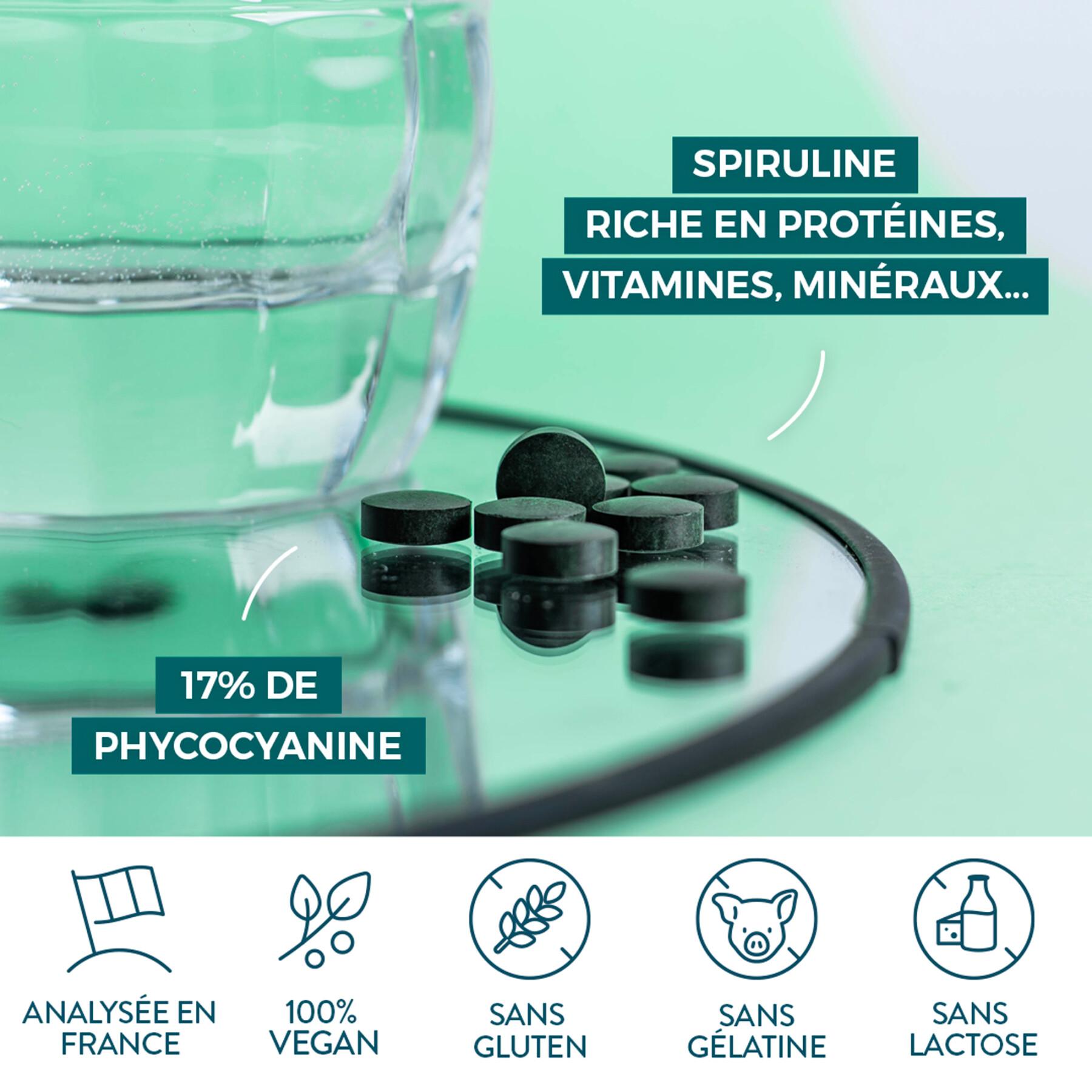 500 tabletas de espirulina 100% orgánica Nutri&Co