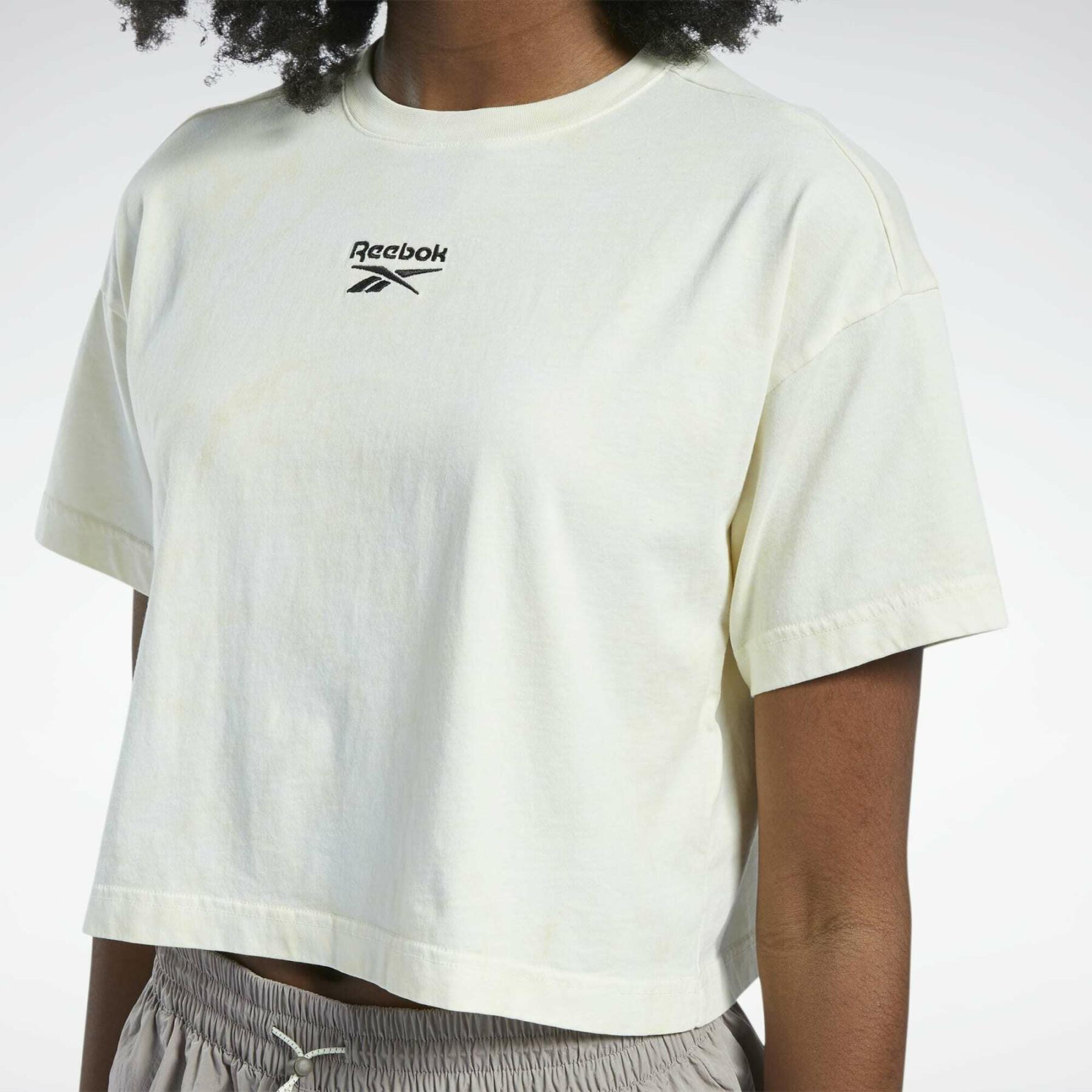 Camiseta de mujer Reebok Classics Summer Retreat Cloud