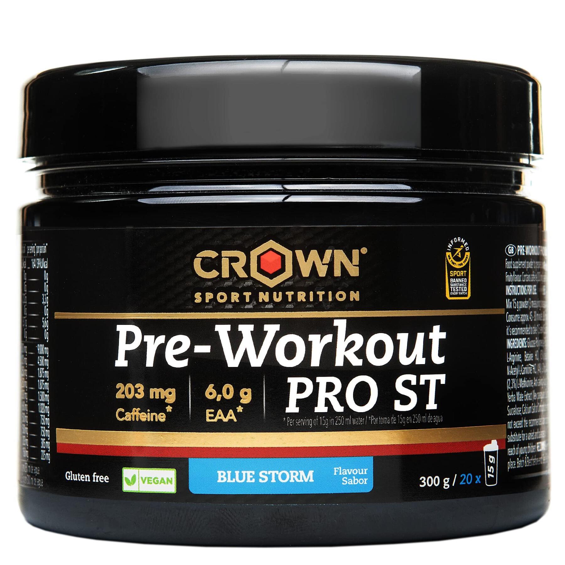 Bebida energética Crown Sport Nutrition Pre-Workout Pro St - blue storm - 300 g
