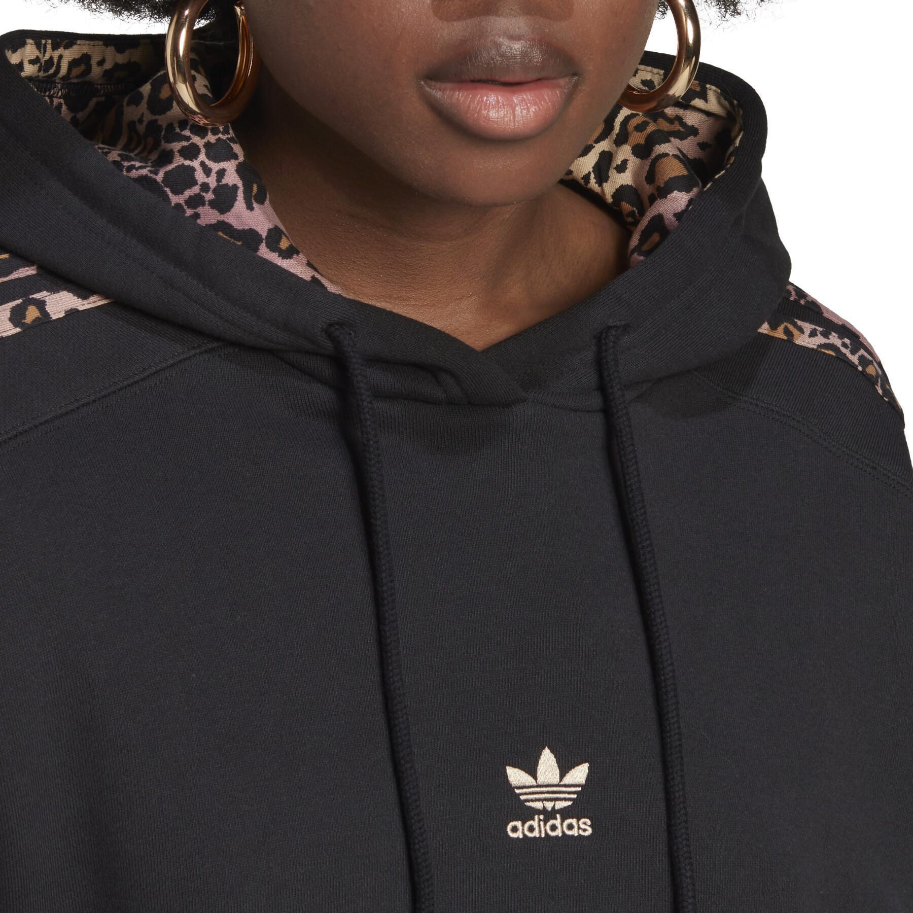 Sudadera con capucha y logotipo para mujer adidas Originals