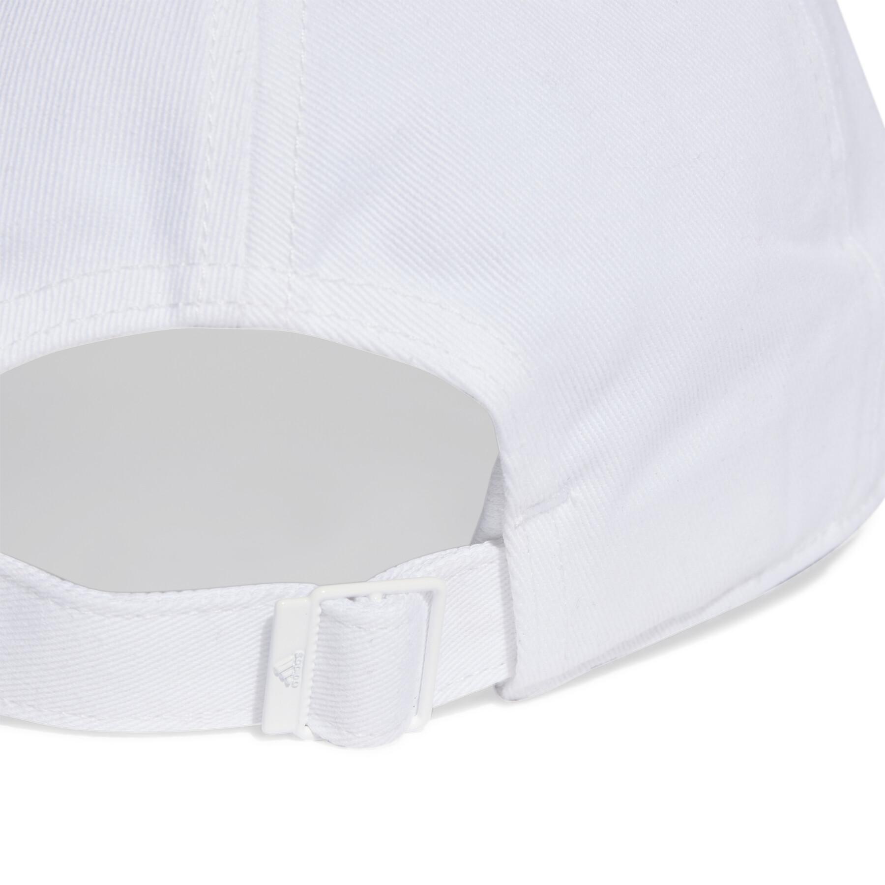 Gorra de sarga de algodón adidas 3-Stripes