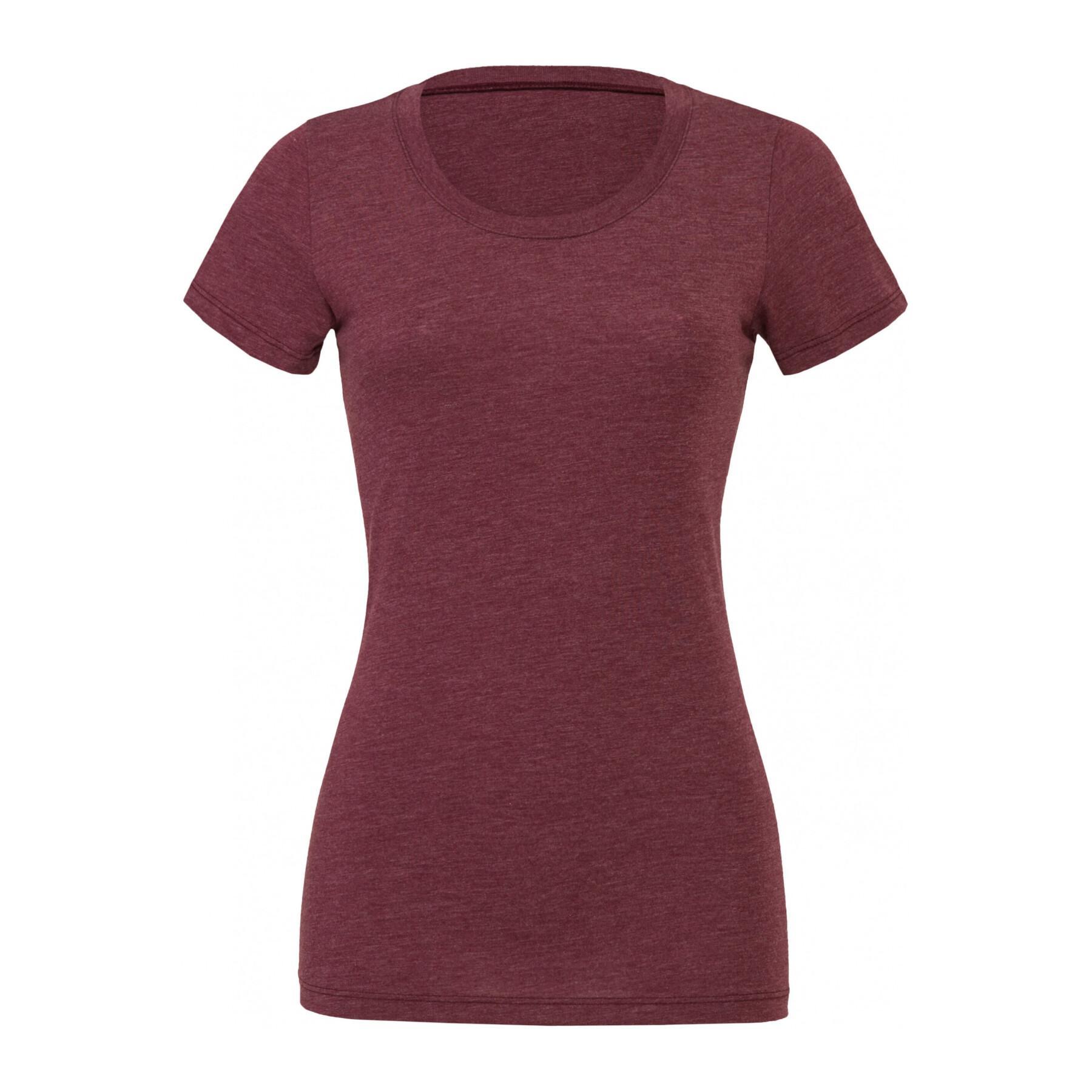 Camiseta de mujer con cuello redondo Bella + Canvas Triblend