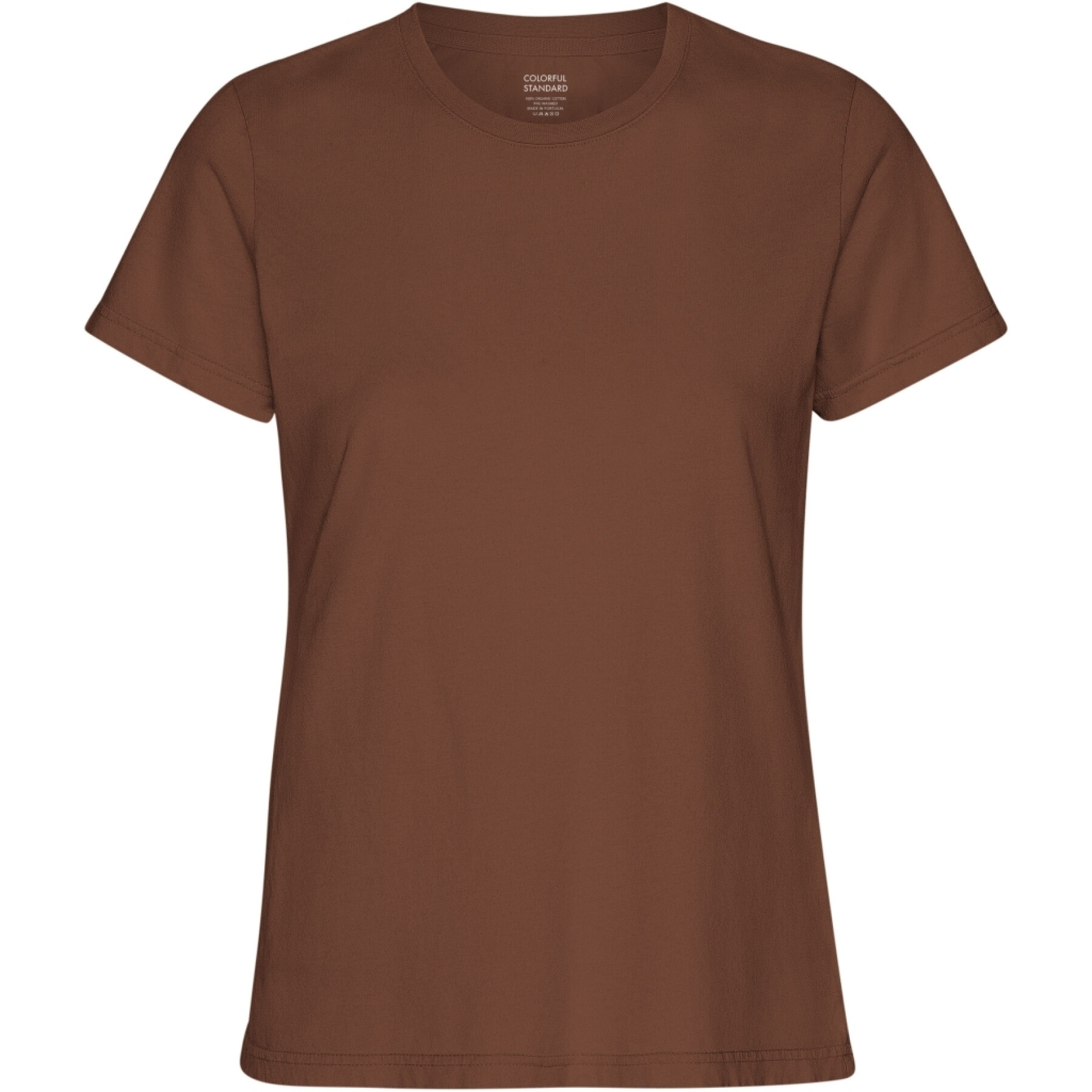 Camiseta mujer Colorful Standard Light Organic Cinnamon Brown