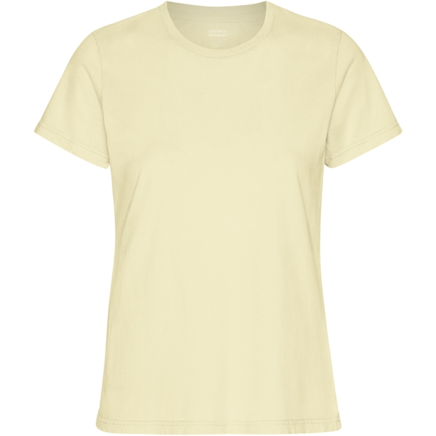Camiseta mujer Colorful Standard Light Organic Soft Yellow