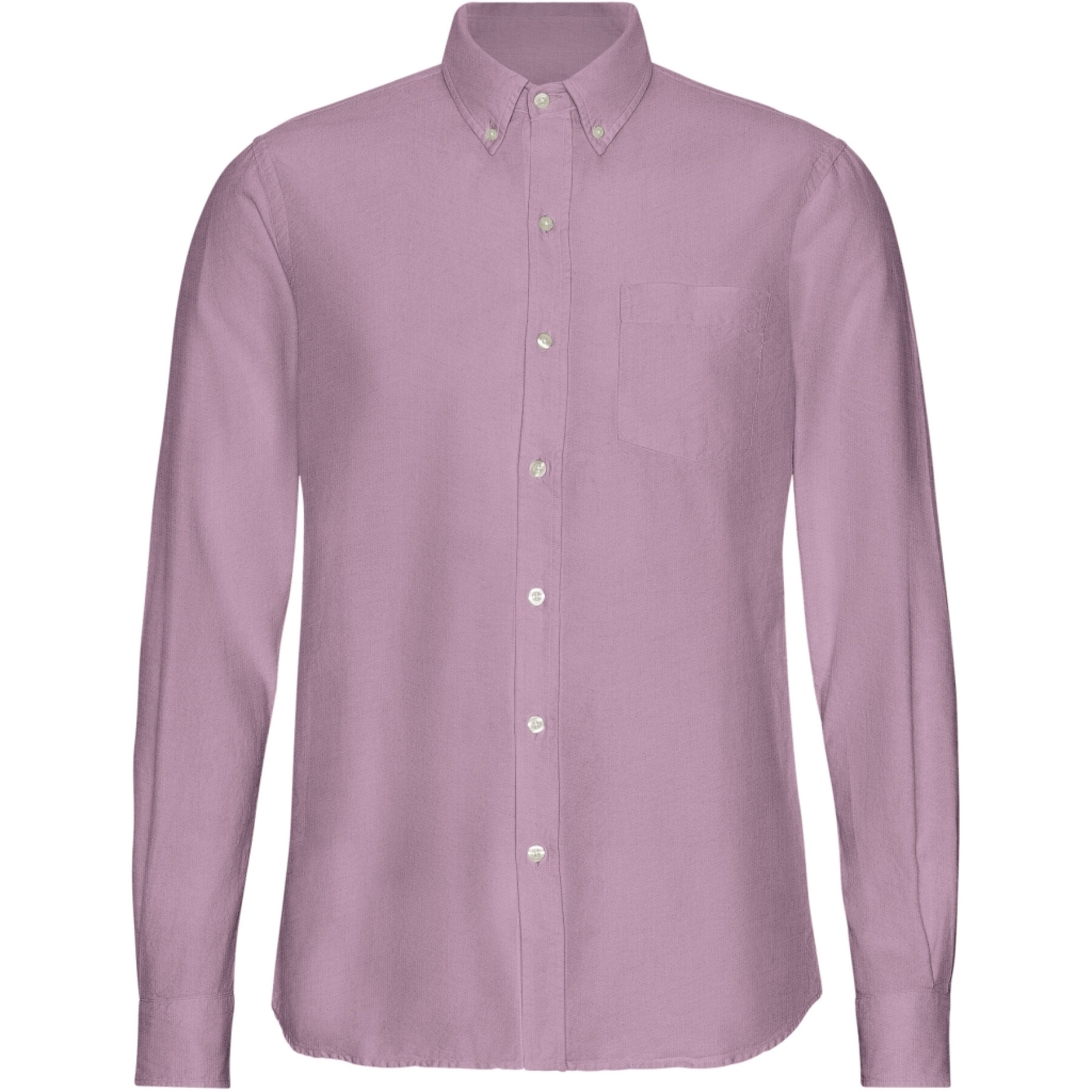 Camisa con botones Colorful Standard Organic Pearly Purple