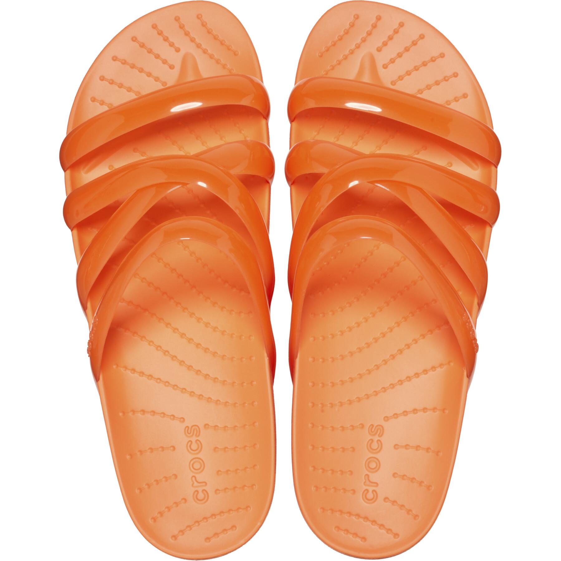 Sandalias de mujer Crocs Splash Glossy Strappy