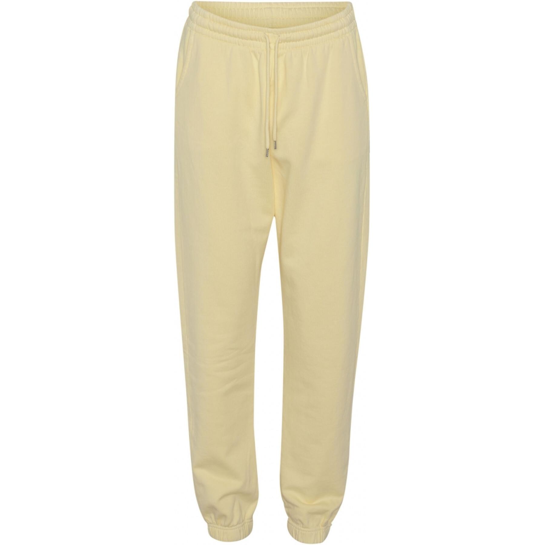 Pantalón de jogging Colorful Standard Organic amarillo pálido