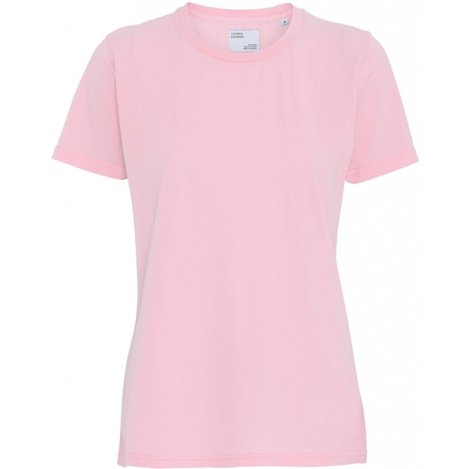 Camiseta mujer Colorful Standard Light Organic flamingo pink