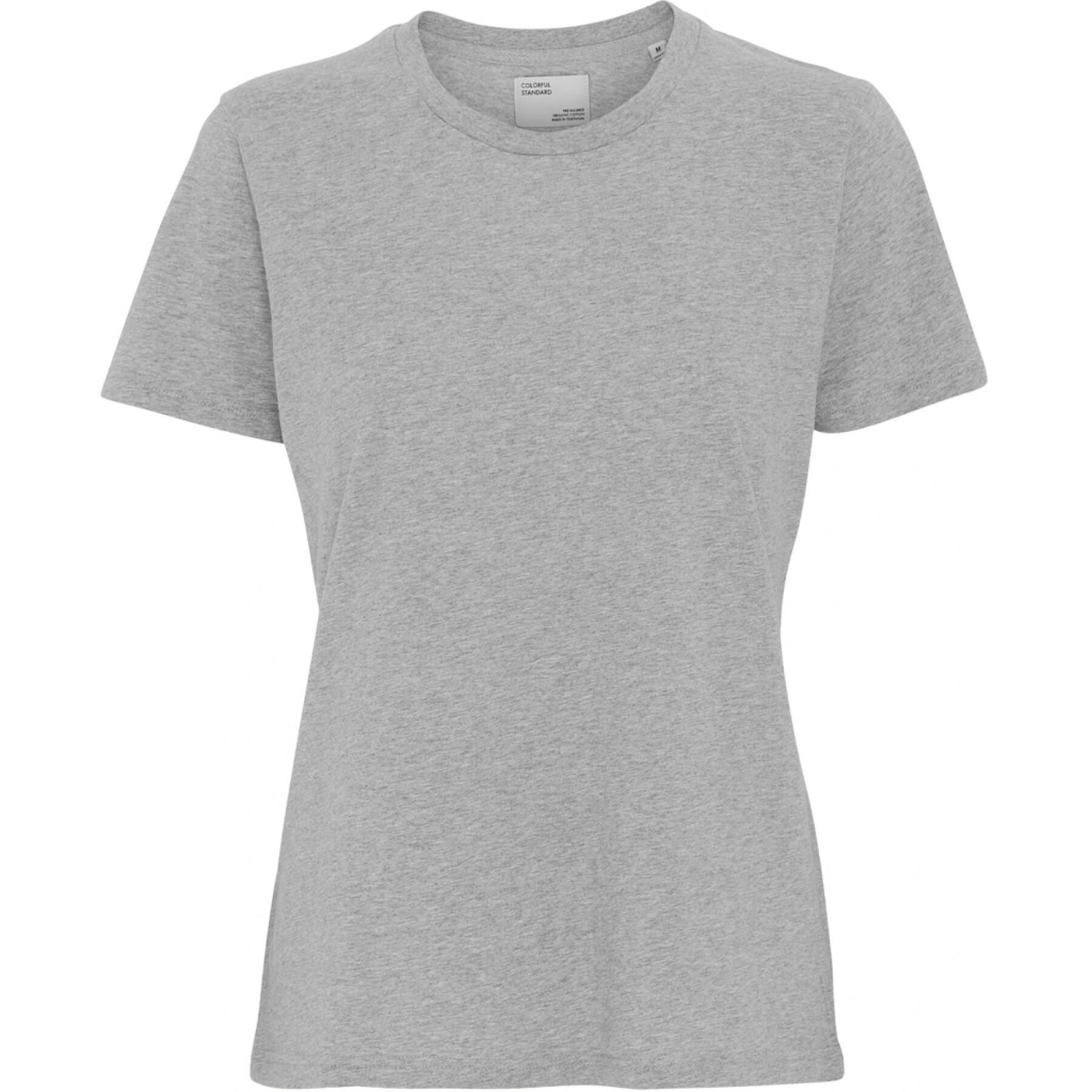 Camiseta de mujer Colorful Standard Light Organic heather grey