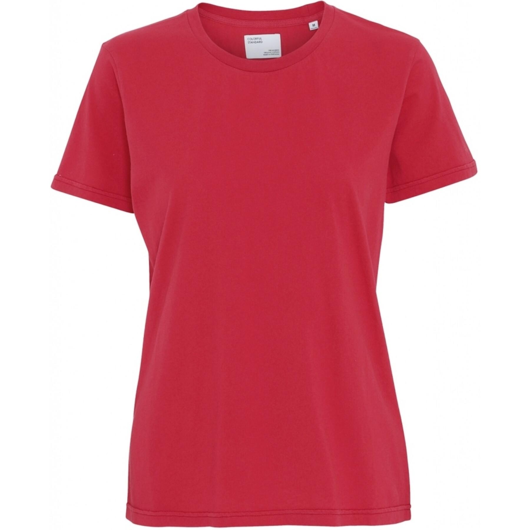 Camiseta de mujer Colorful Standard Light Organic scarlet red