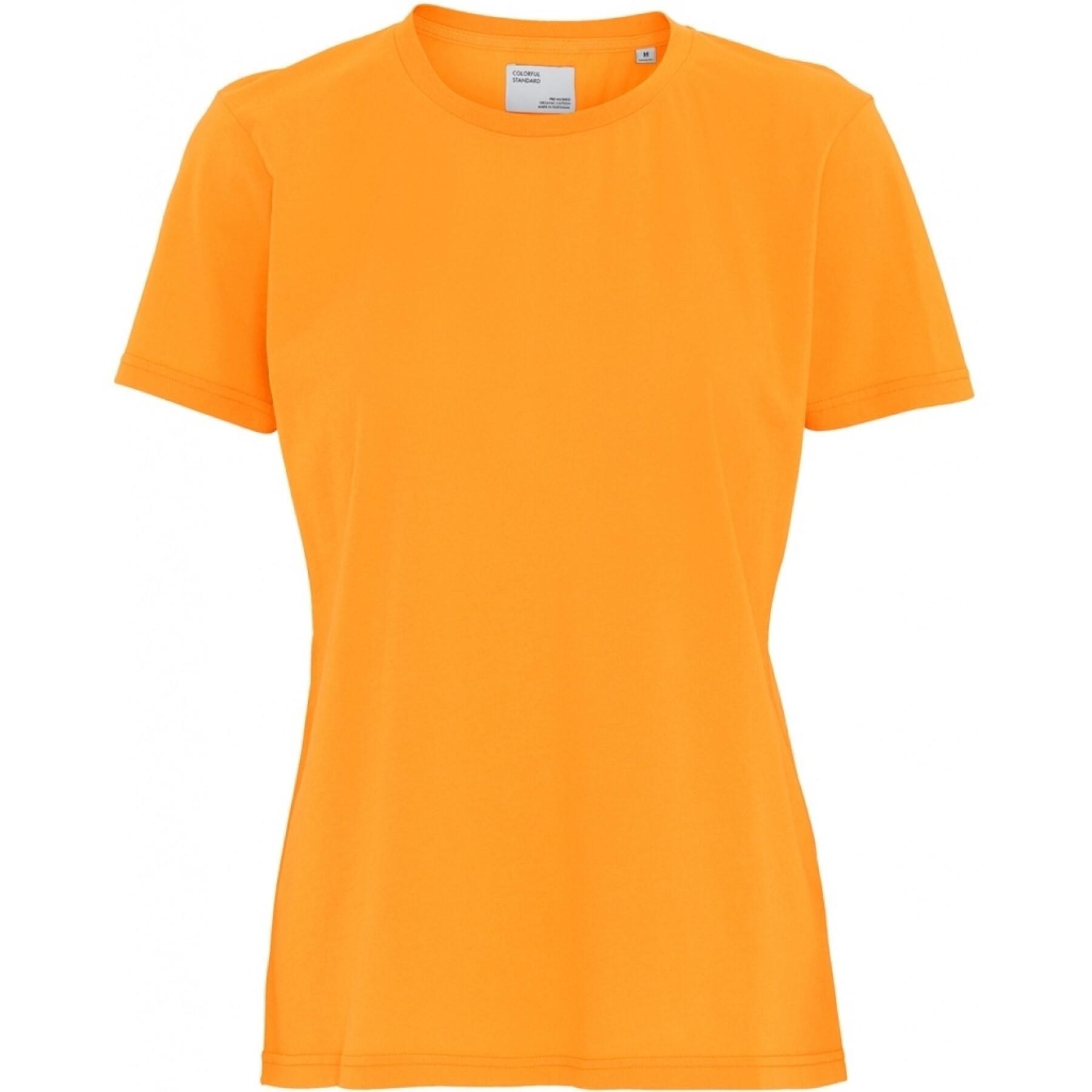 Camiseta mujer Colorful Standard Light Organic sunny orange