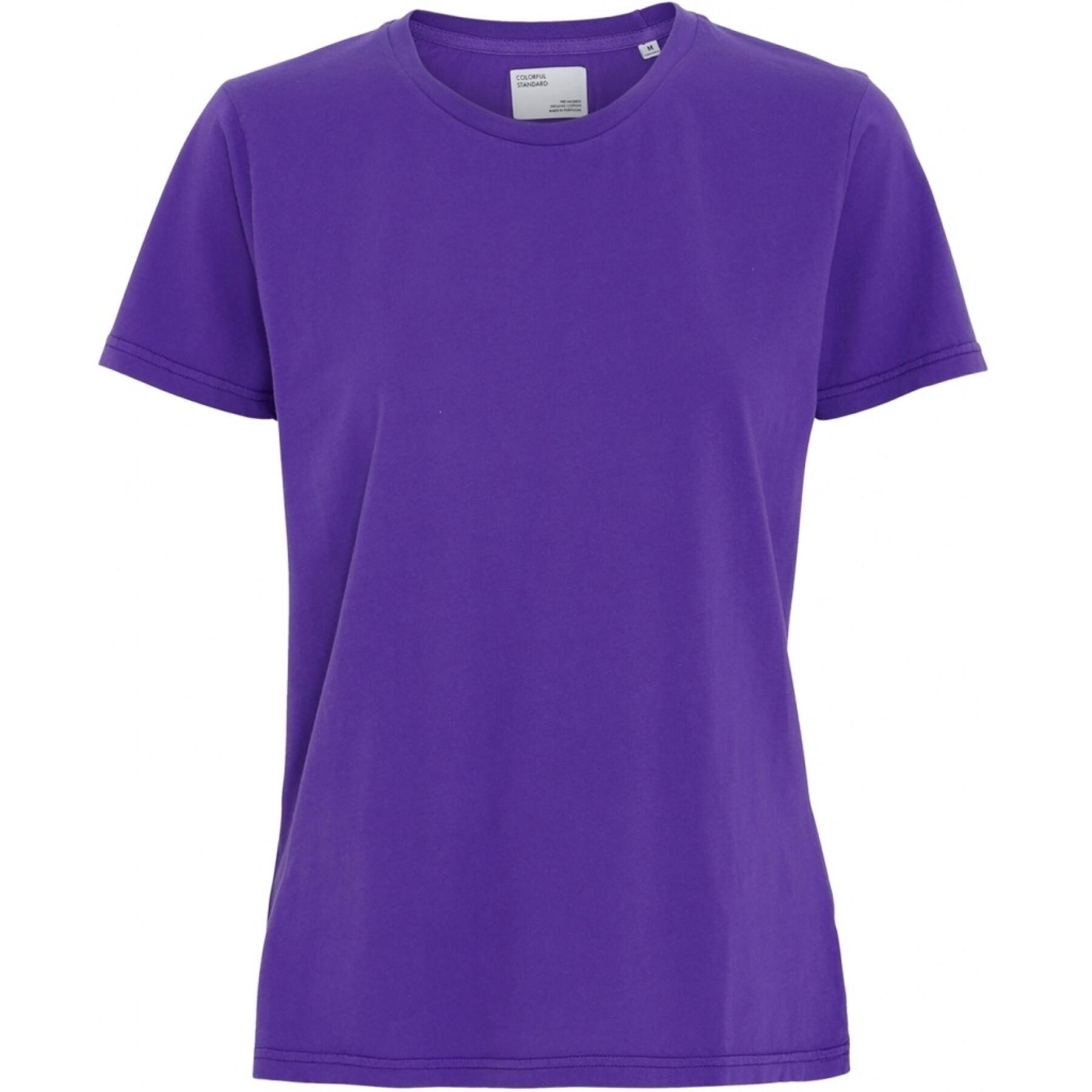 Camiseta mujer Colorful Standard Light Organic ultra violet