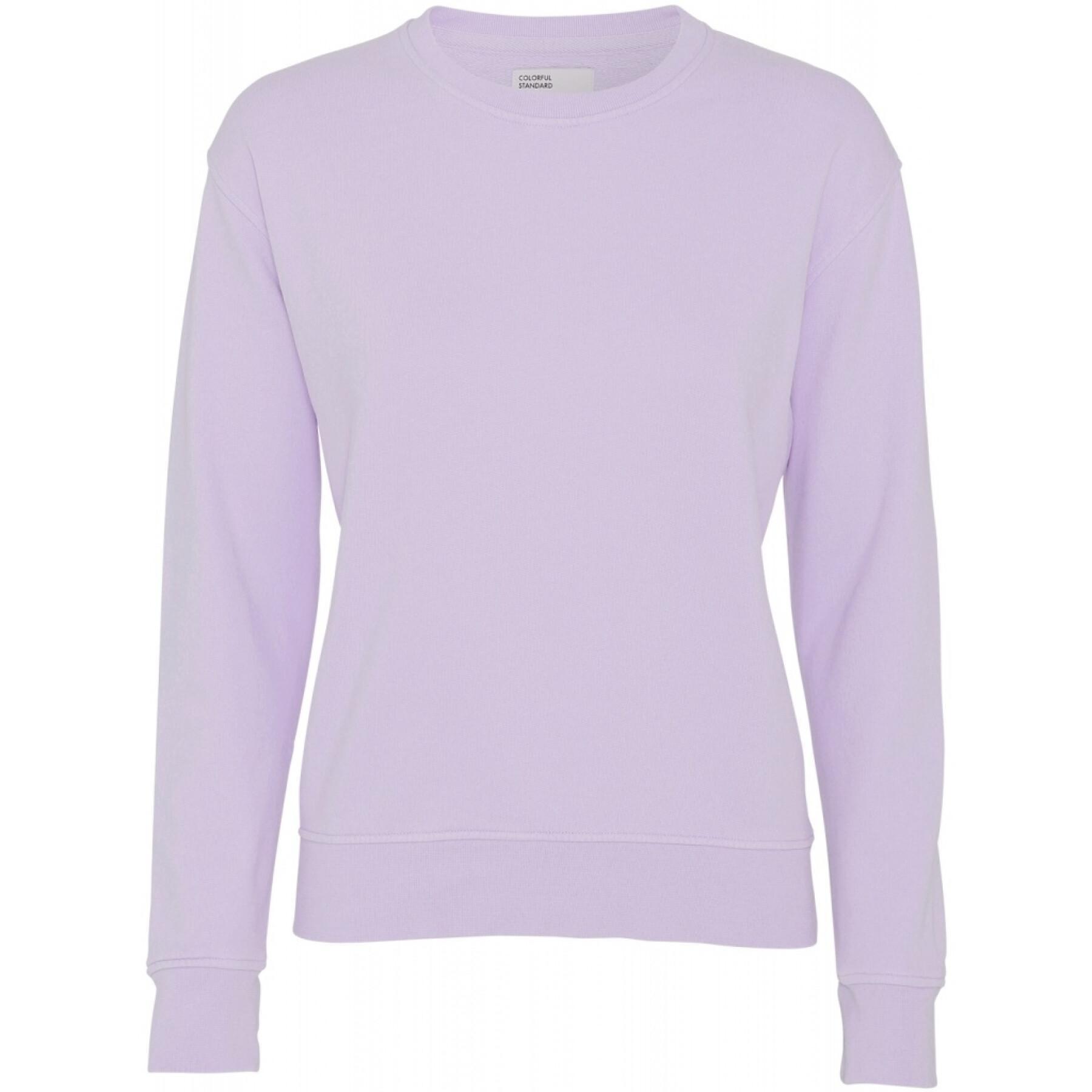 Jersey de cuello redondo para mujer Colorful Standard Classic Organic soft lavender
