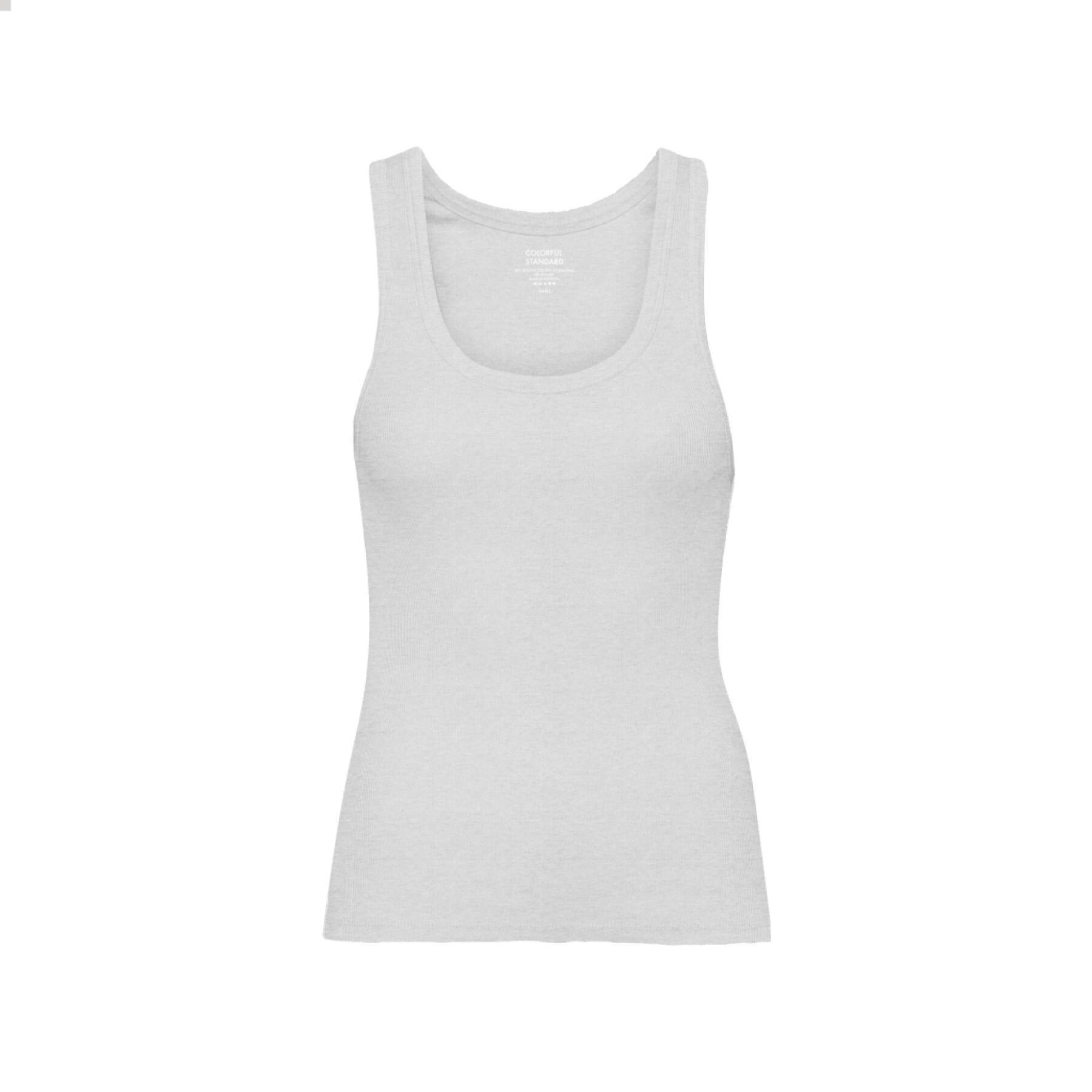 Camiseta de tirantes mujer Colorful Standard Organic heather grey