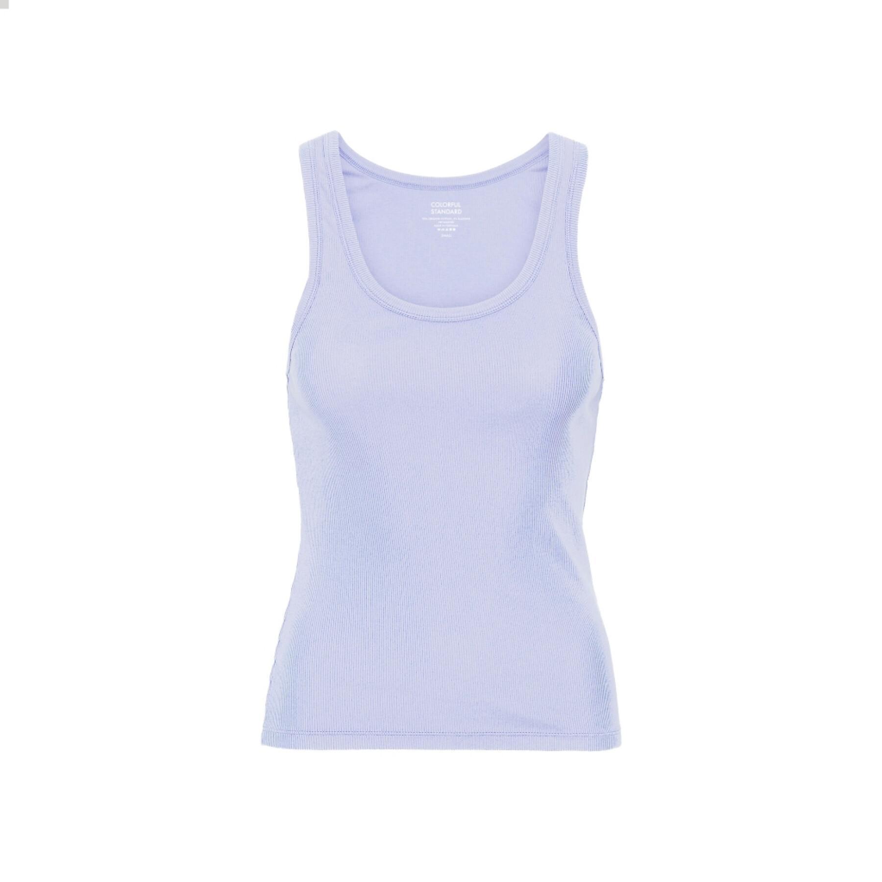 Camiseta de tirantes mujer Colorful Standard Organic soft lavender