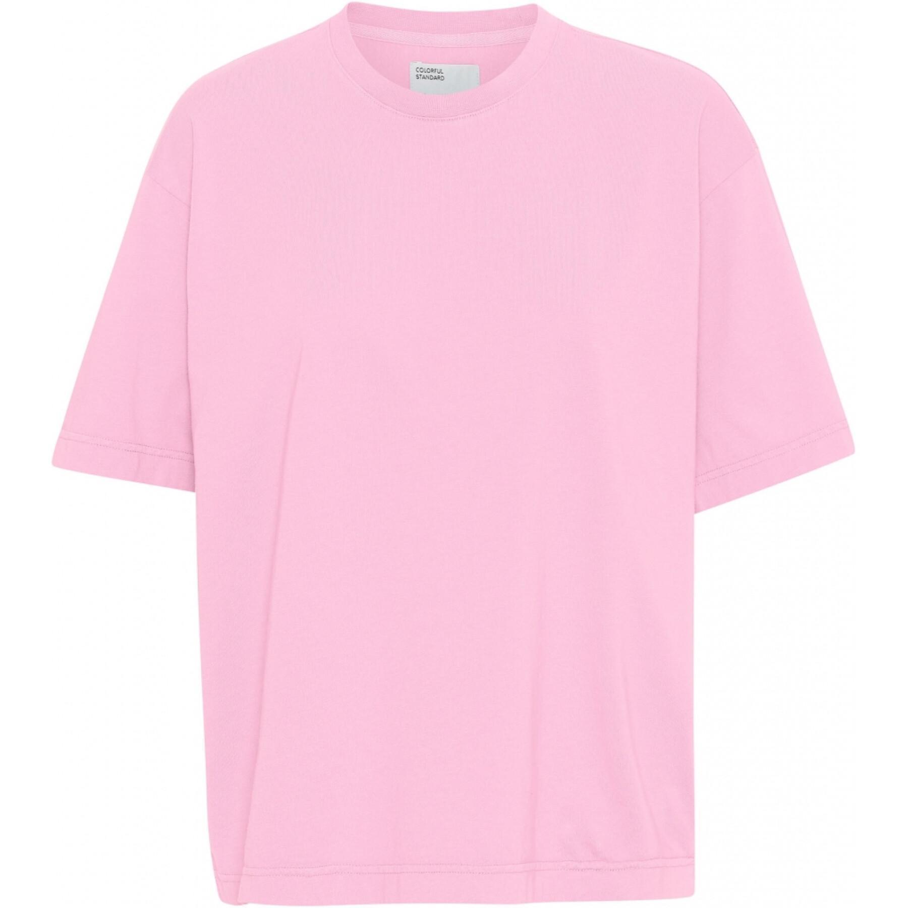 Camiseta de mujer Colorful Standard Organic oversized flamingo pink