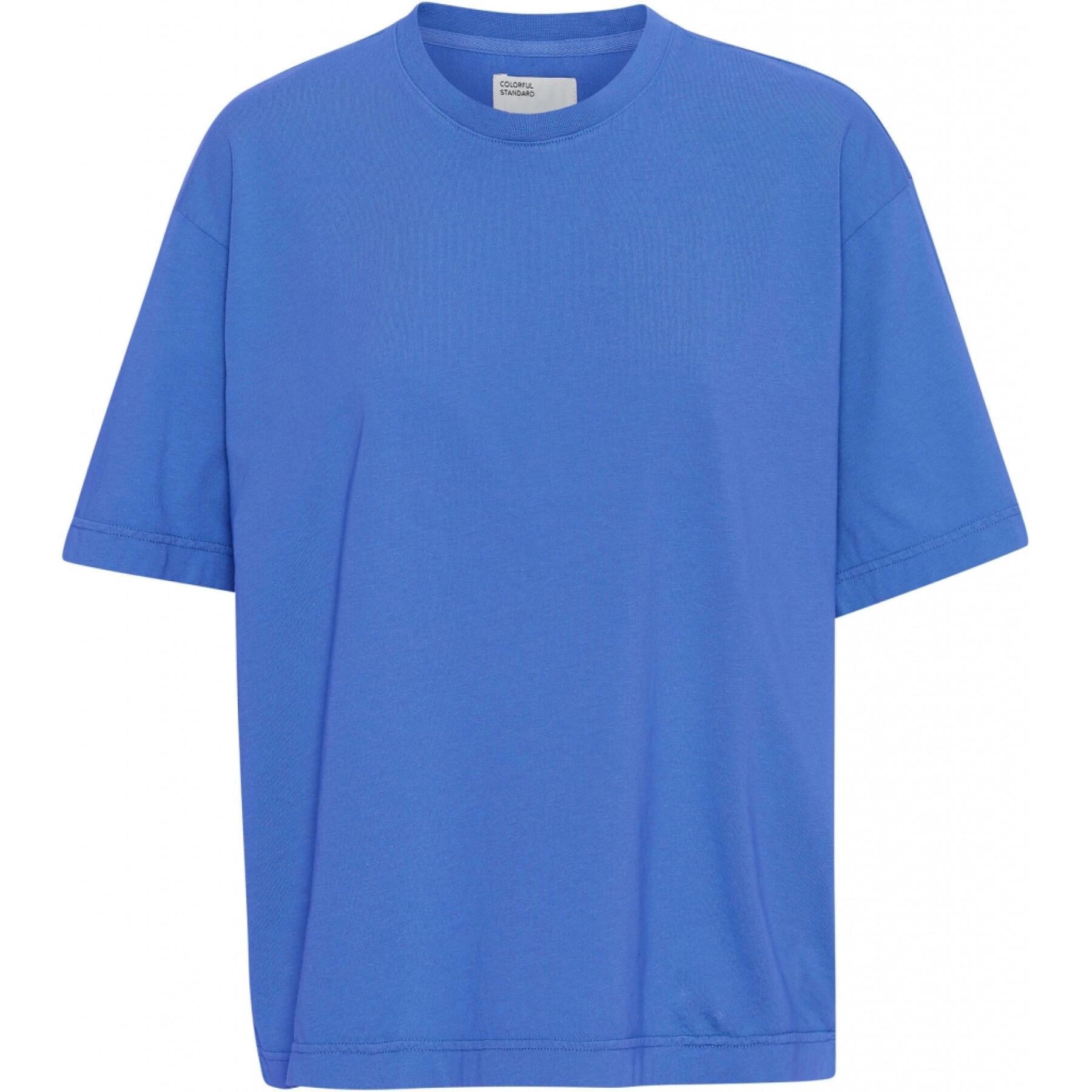Camiseta de mujer Colorful Standard Organic oversized pacific blue