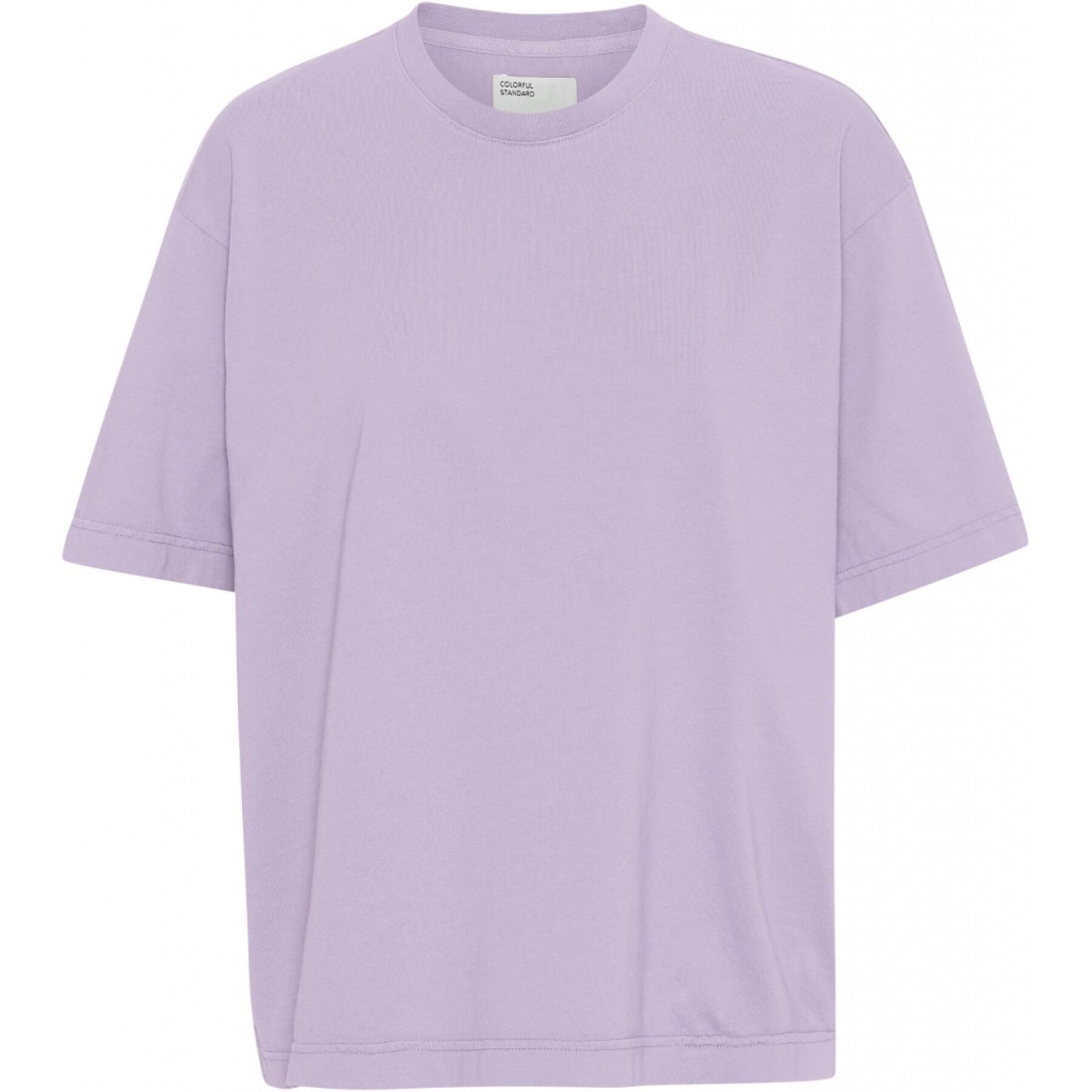 Camiseta de mujer Colorful Standard Organic oversized soft lavender