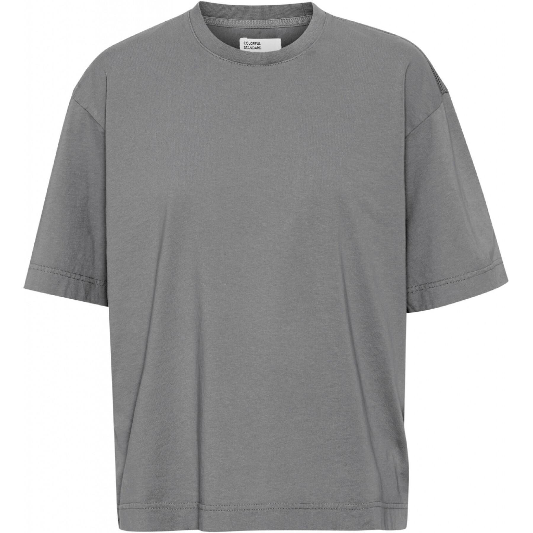 Camiseta de mujer Colorful Standard Organic oversized storm grey