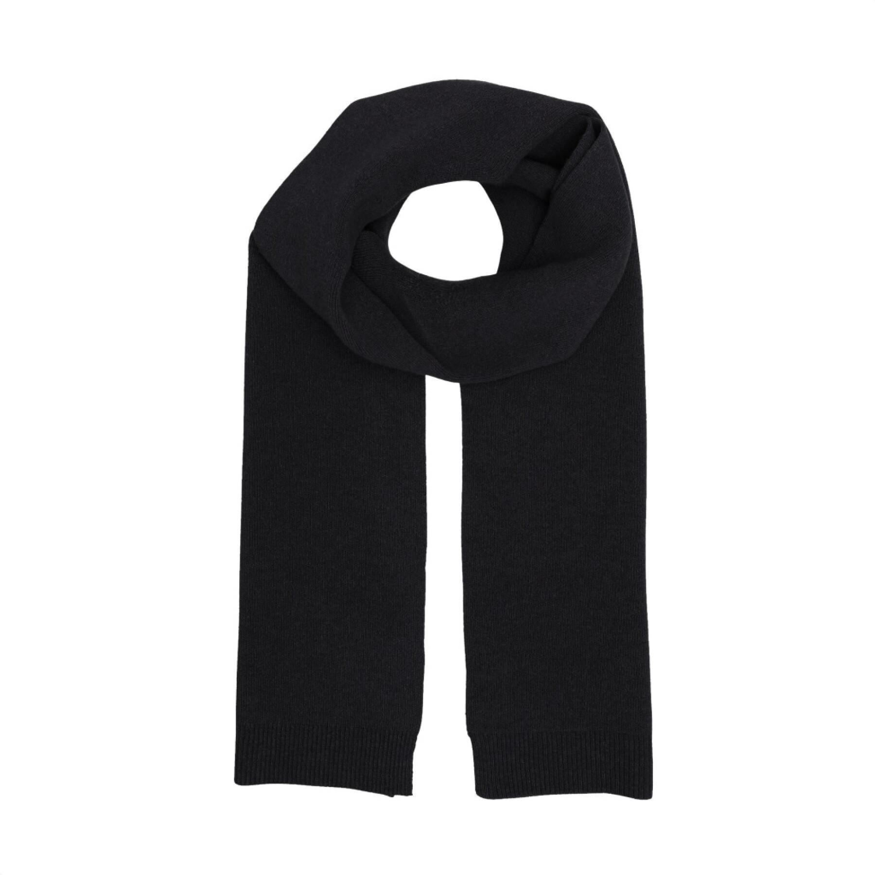 bufanda de lana Colorful Standard Merino deep black