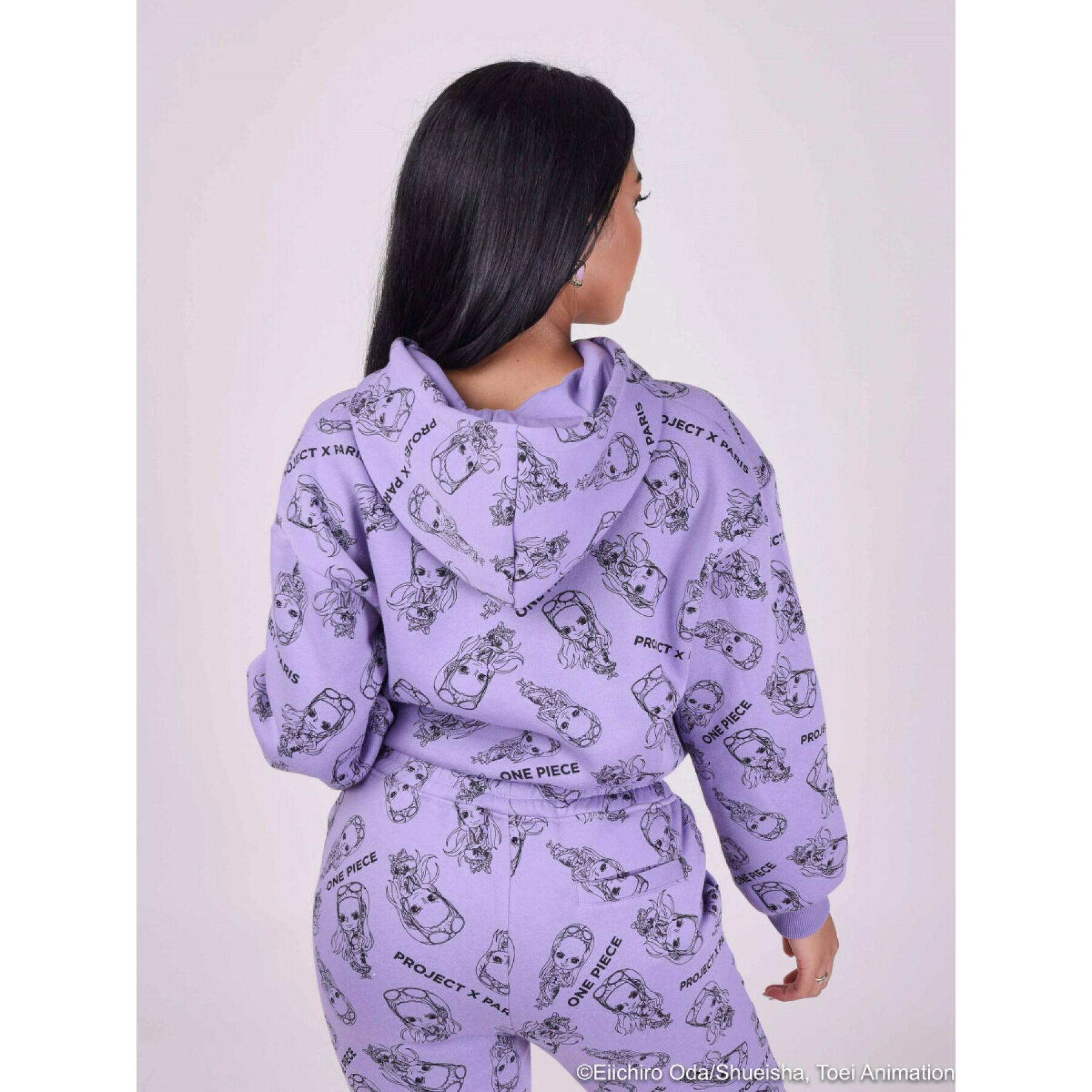 Sudadera con capucha para mujer Project X Paris one piece all over