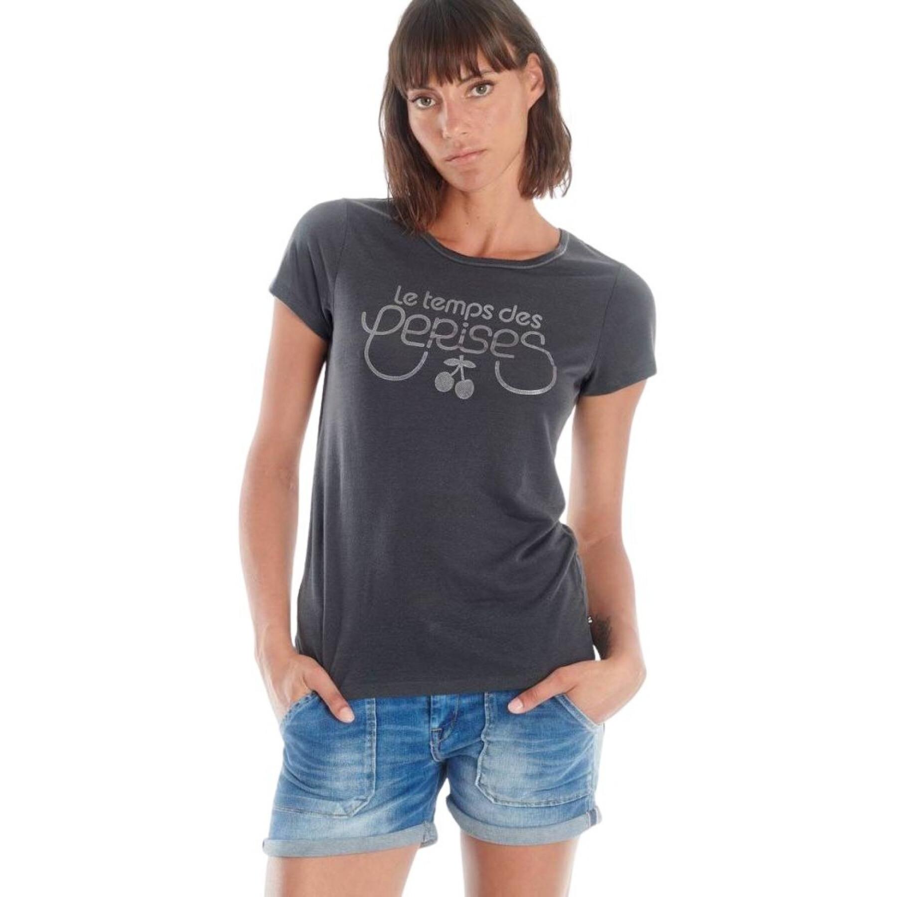 Camiseta mangas cortas impreso mujer Le temps des cerises Basitrame