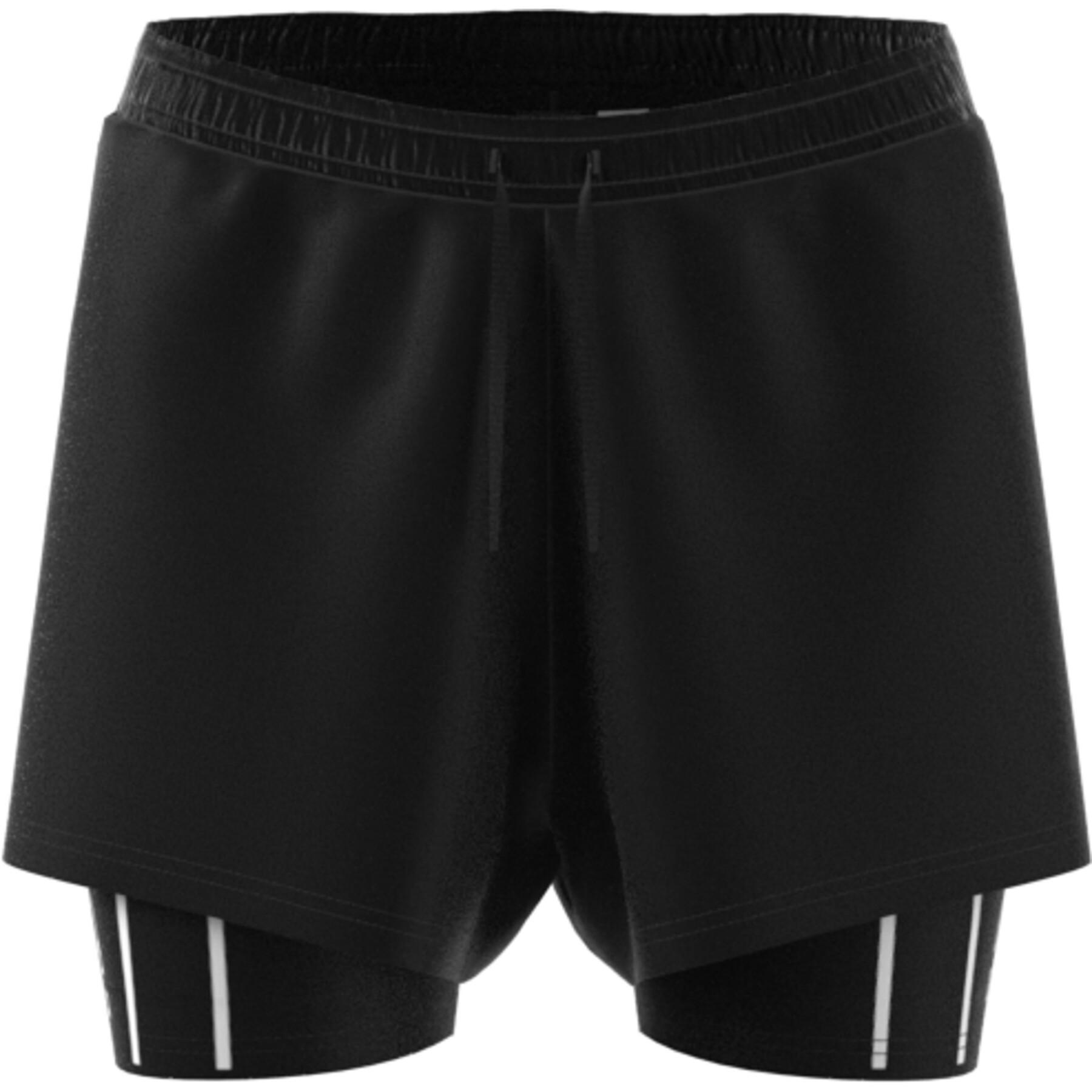 Pantalones cortos de mujer adidas Detachable Two-in-One