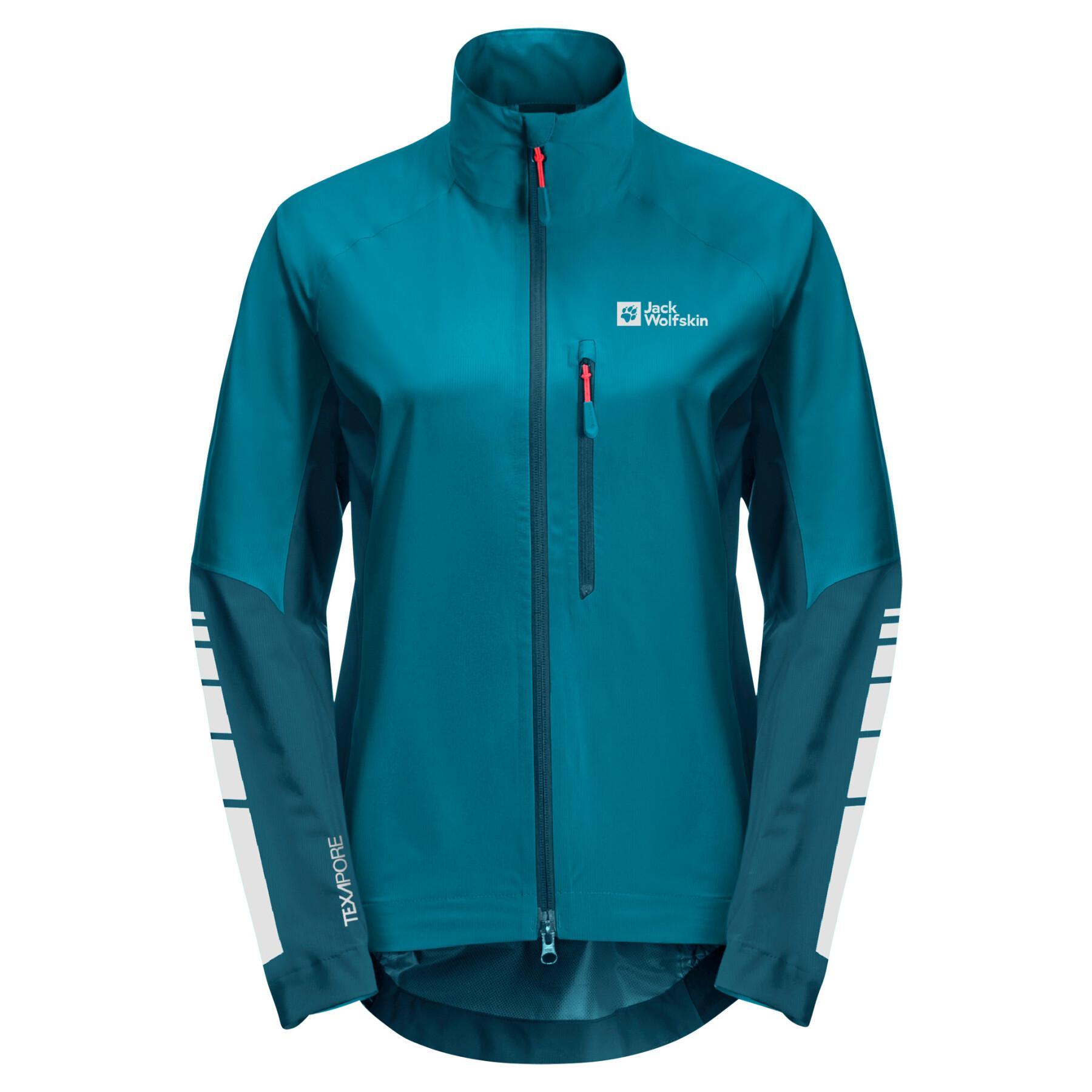 Chaqueta impermeable para mujer Jack Wolfskin Morobbia 2,5L (GT)