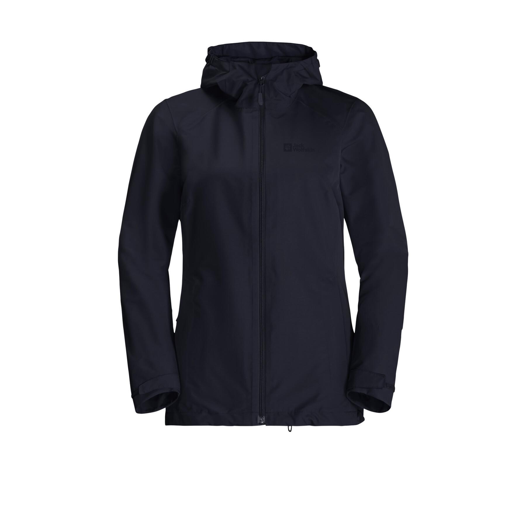 Chaqueta impermeable para mujer Jack Wolfskin Besler