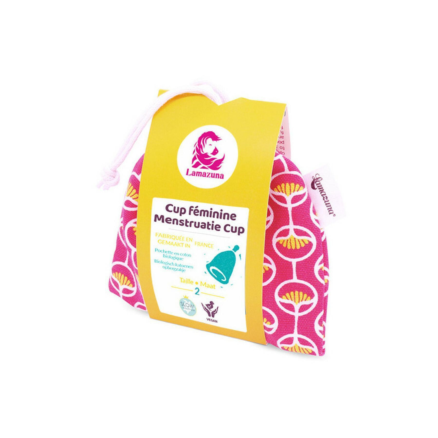 Copa menstrual con bolsa para mujeres Lamazuna