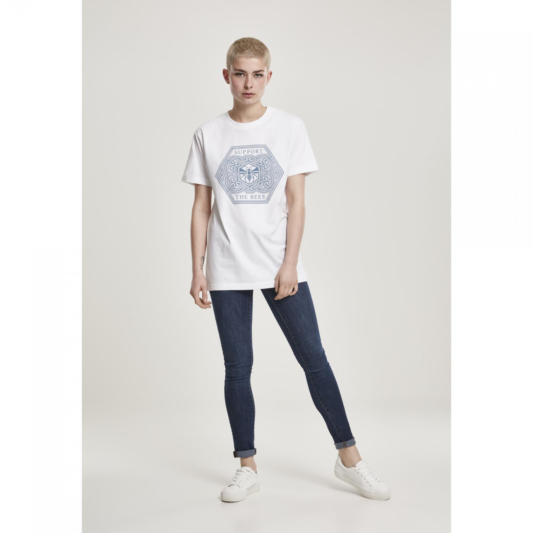 Camiseta mujer Mister Tee support the bee