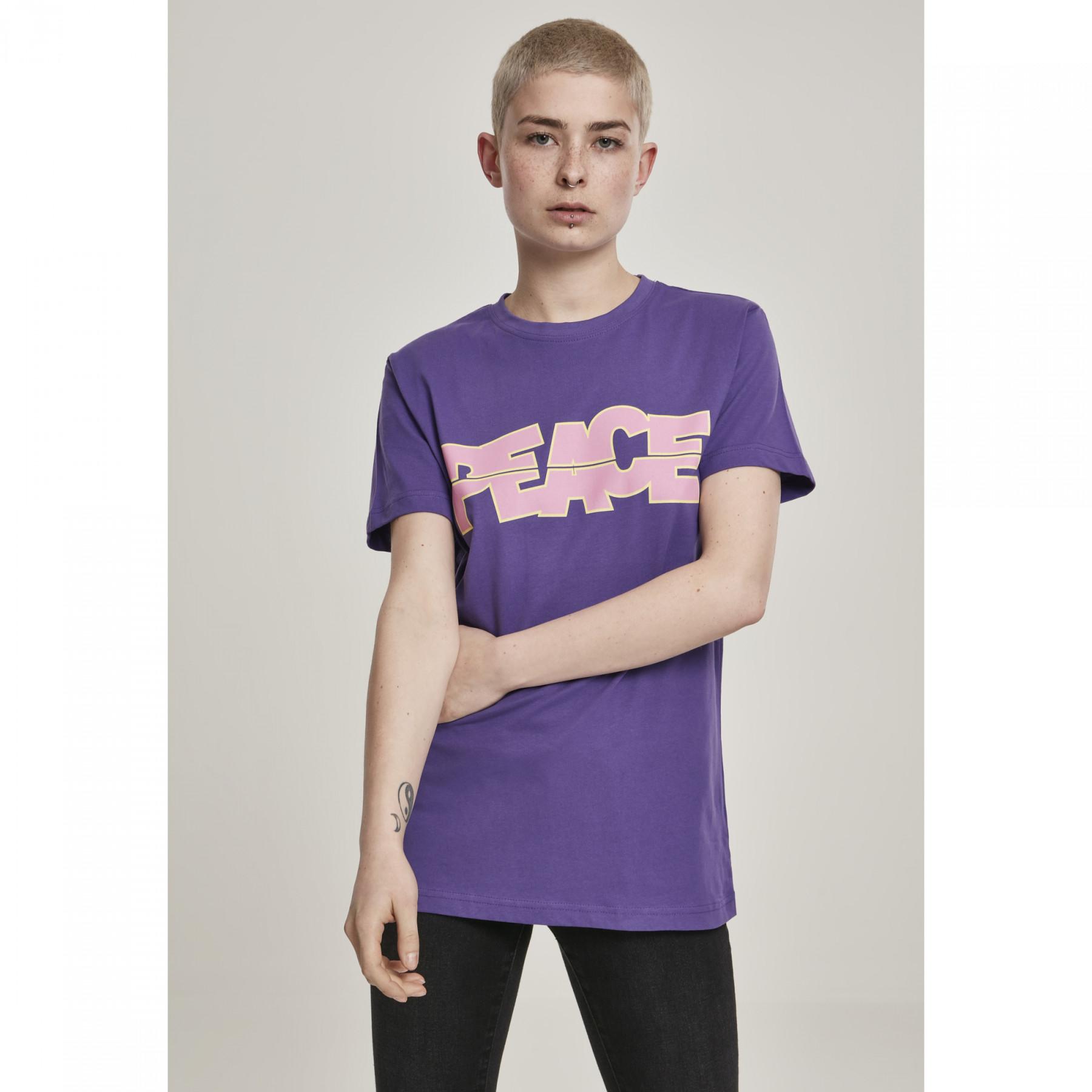 Camiseta mujer Mister Tee peace 2XL