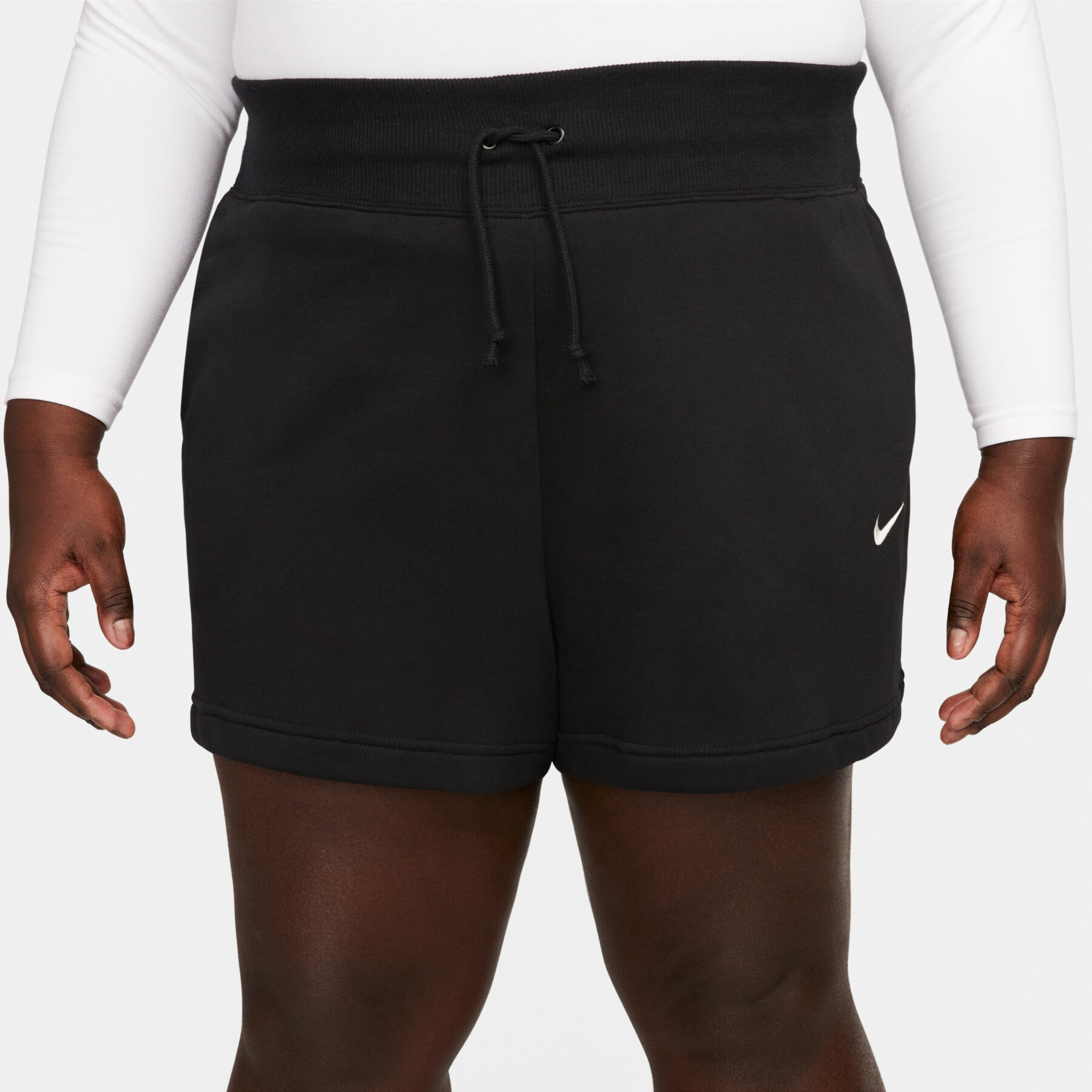 Pantalón corto de tiro alto mujer Nike Phoenix Fleece
