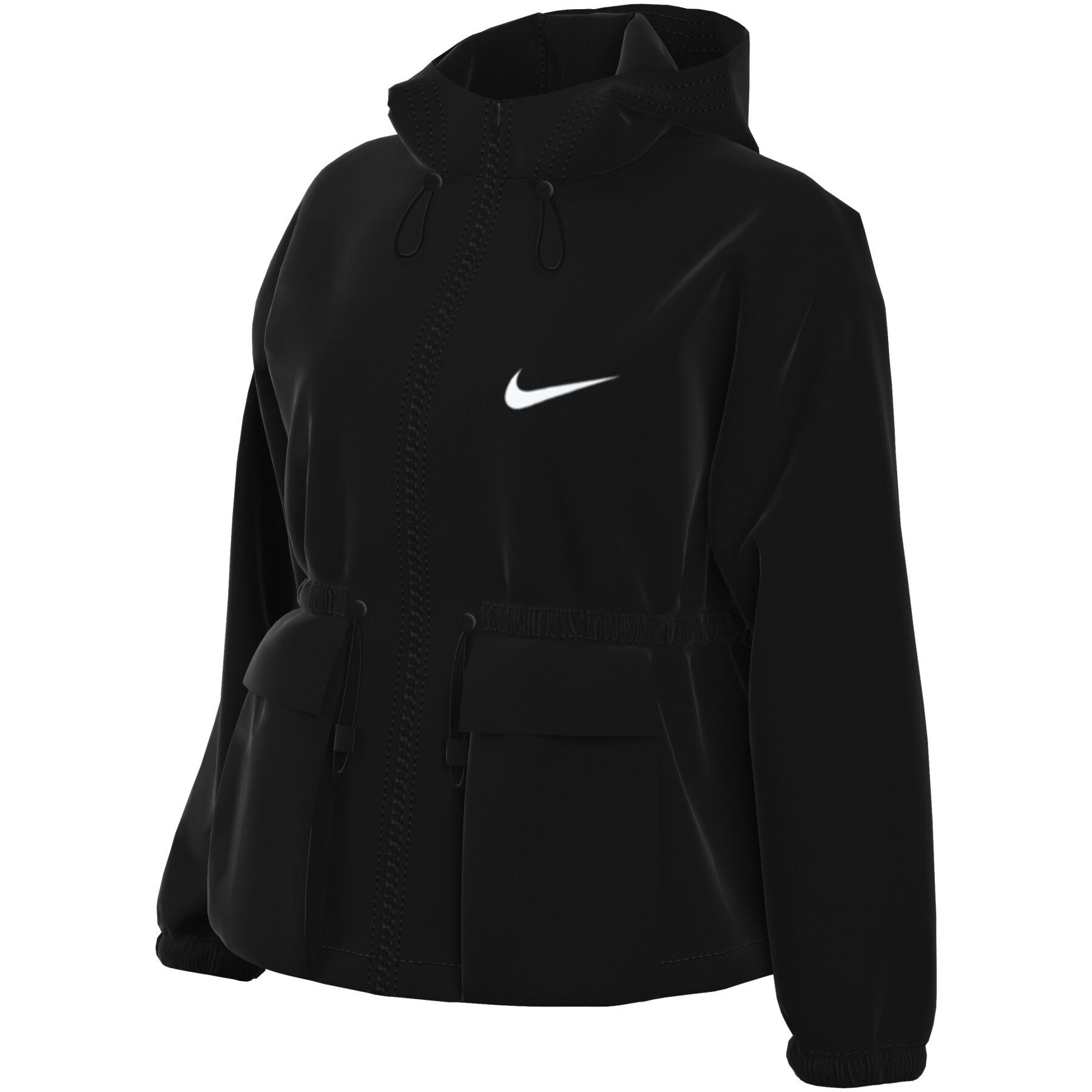 Chaqueta impermeable con capucha oversize para mujer Nike Essential