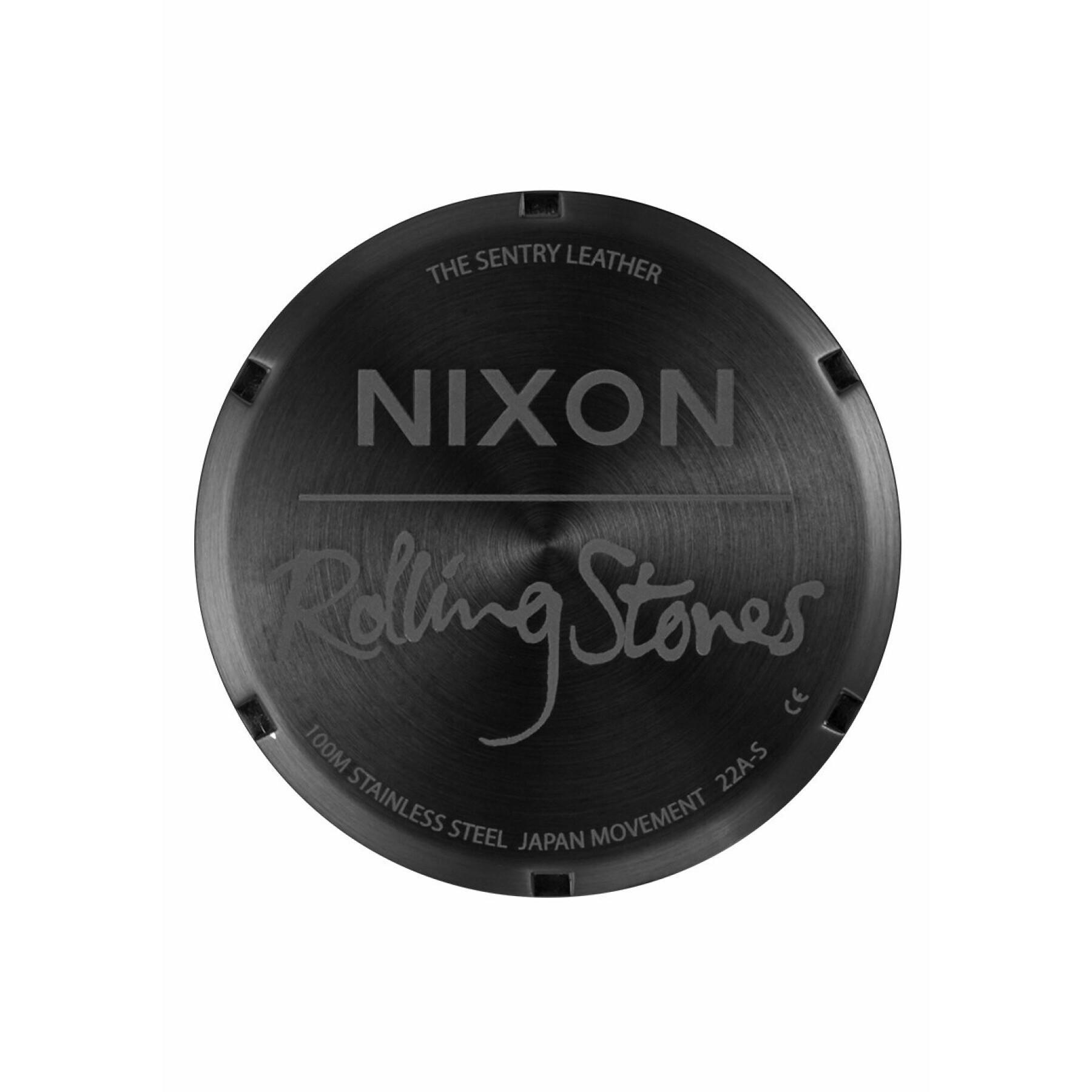 Reloj de piel Nixon Rolling Stones Sentry