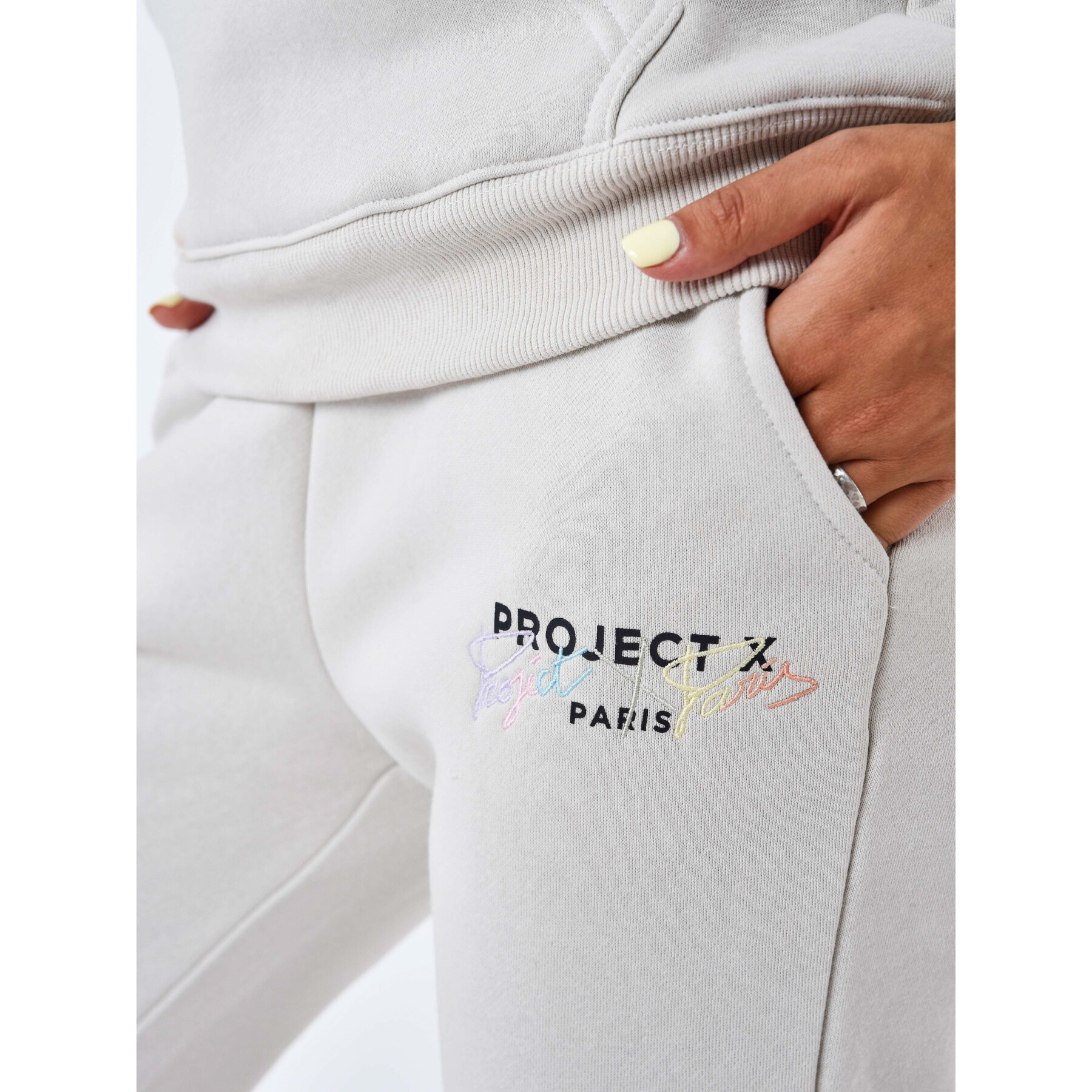 Pantalón de chándal bordado de mujer Project X Paris