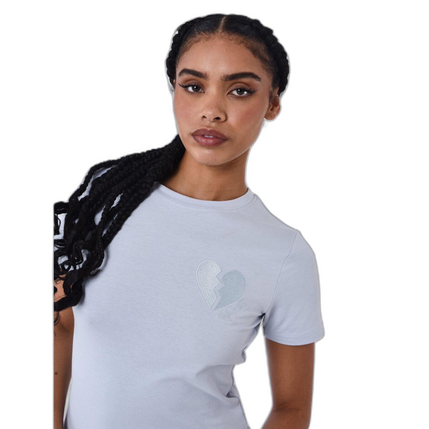 Camiseta corazón roto de mujer Project X Paris