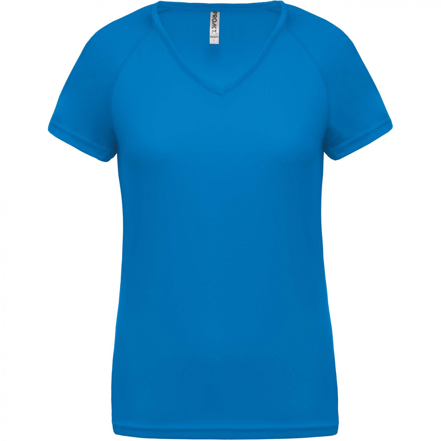 Camiseta mujer V-neck Proact Sport