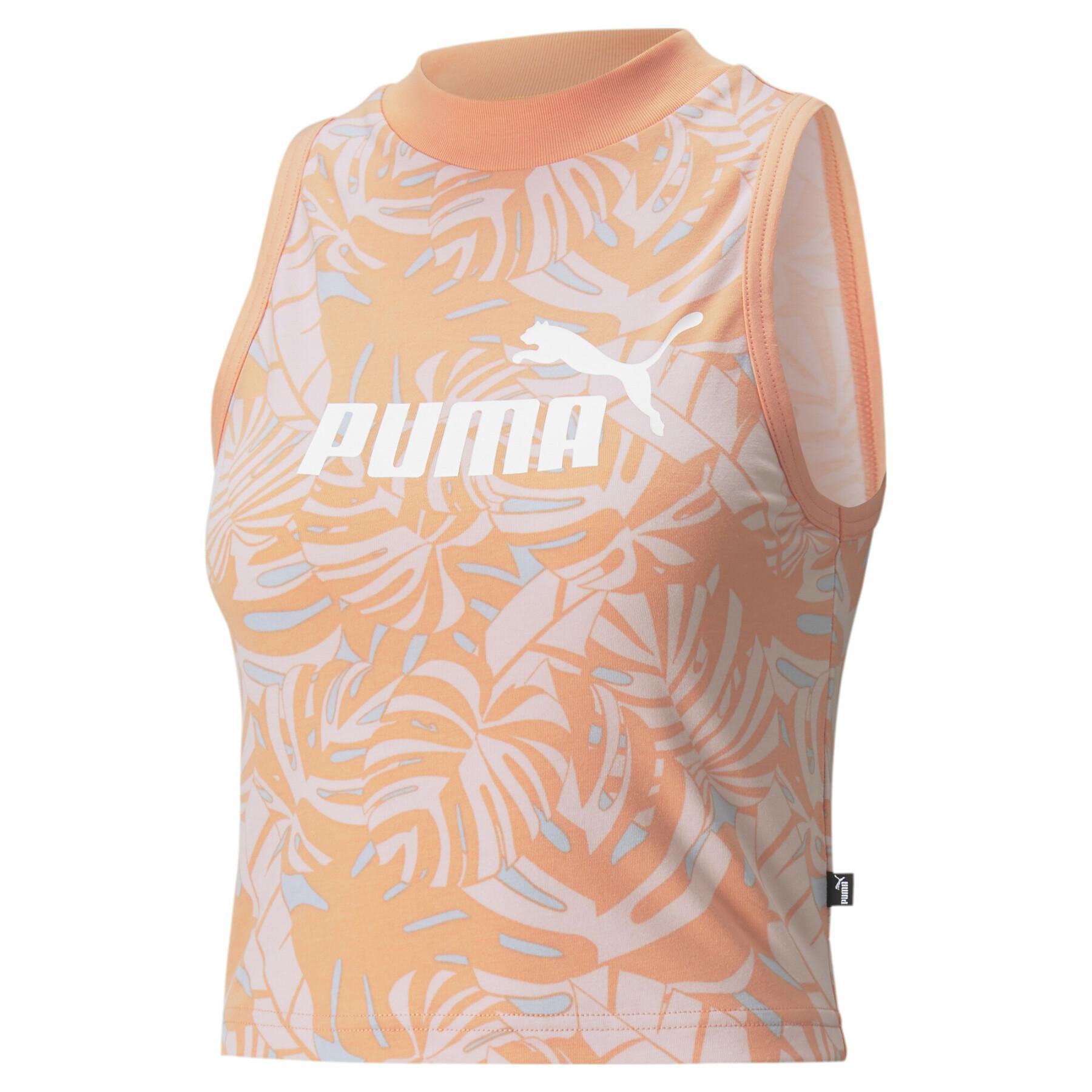Camiseta de cuello alto para mujer Puma Floral Vibes Aop