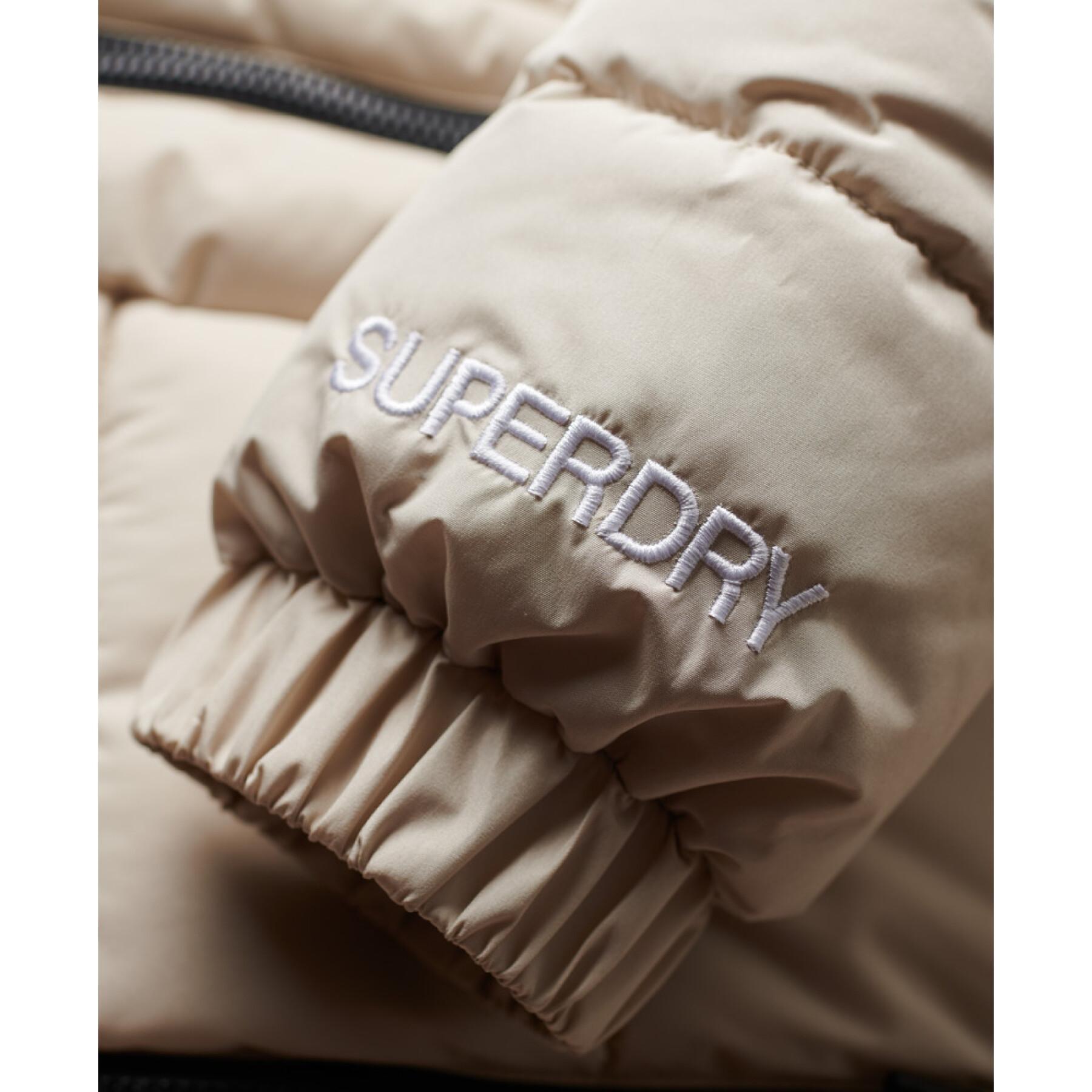 Plumífero con capucha para mujer Superdry Spirit Sports