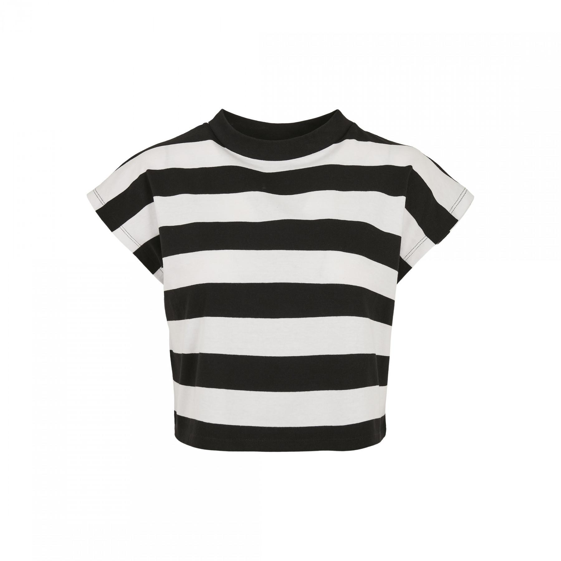 Camiseta mujer Urban Classics stripe Pantalón corto (2pcs)