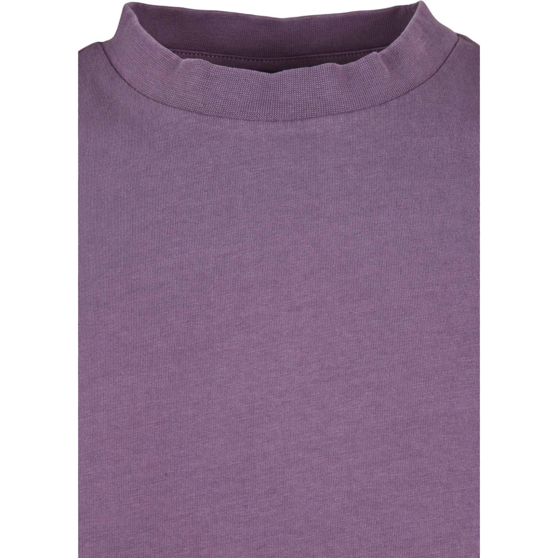 Camiseta de mujer Urban Classics short pigment dye découpé-grandes tailles