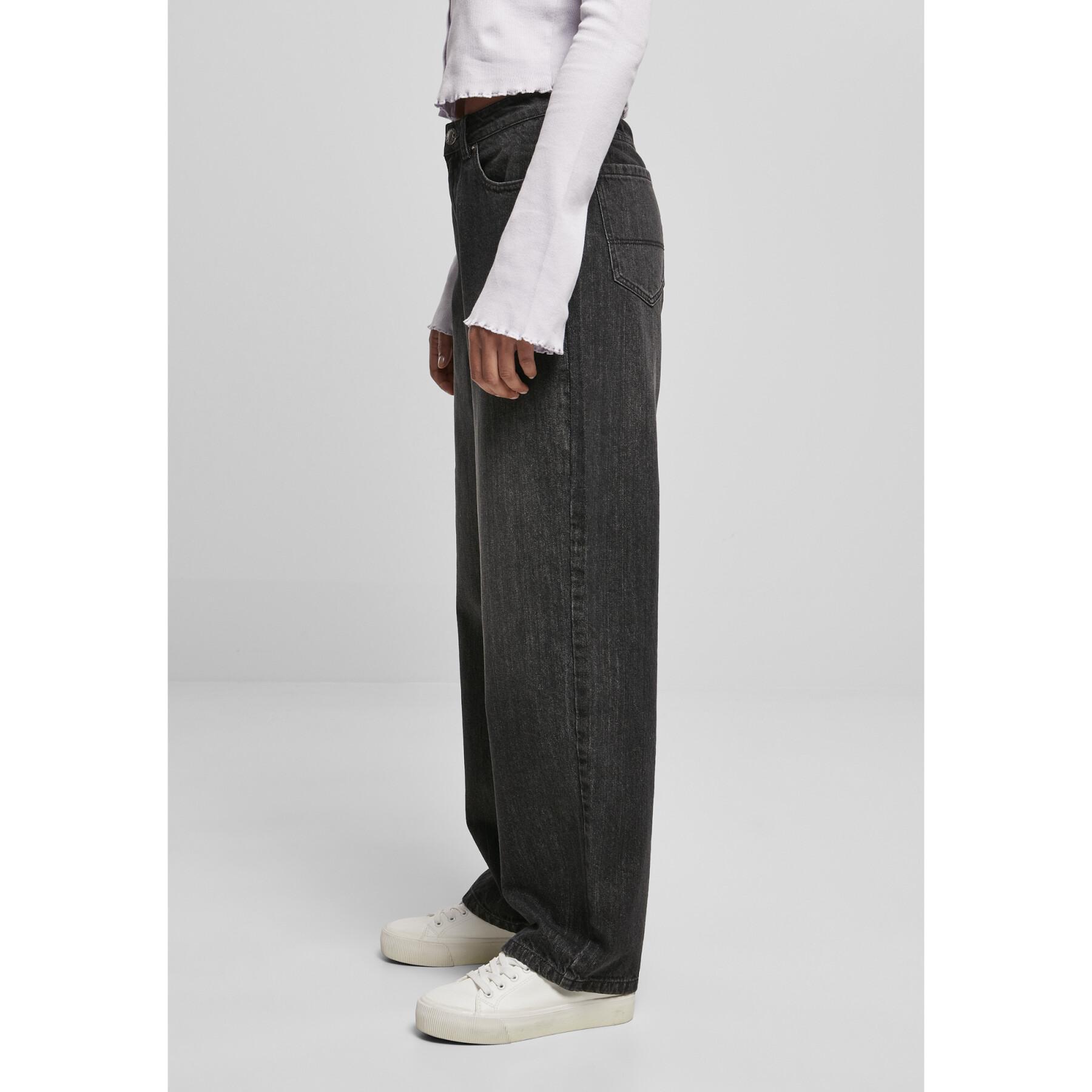 Pantalones vaqueros de mujer Urban Classics high waist 90 s wide leg