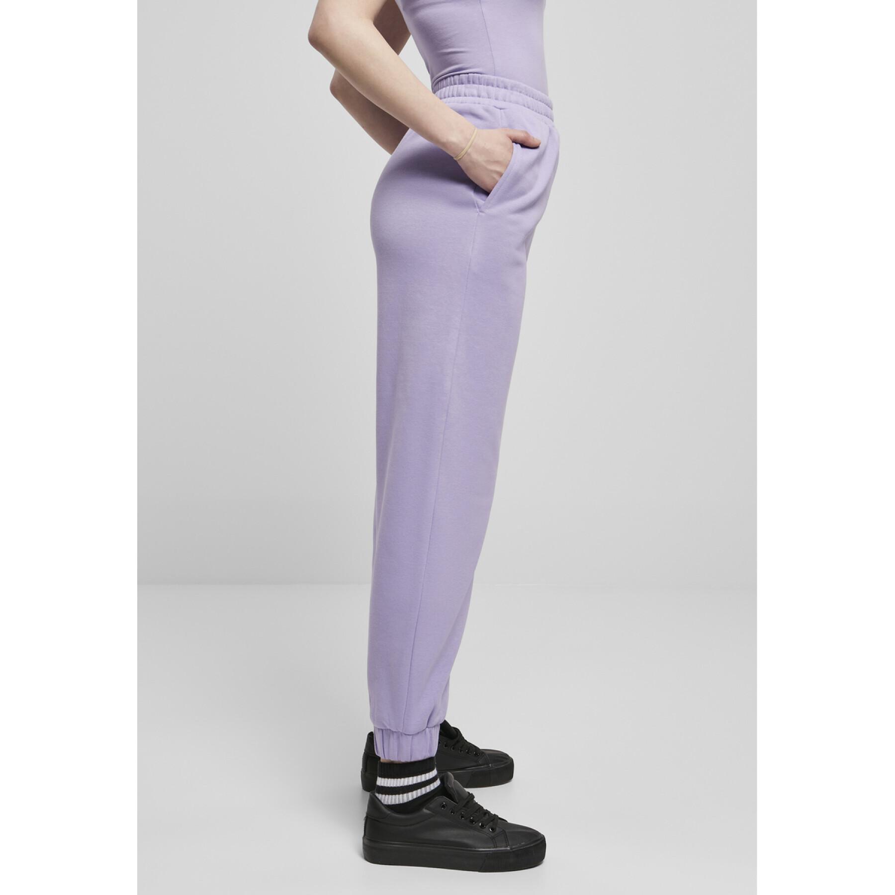 Pantalones de mujer Urban Classics organic talla tiro alto-grandes tallas