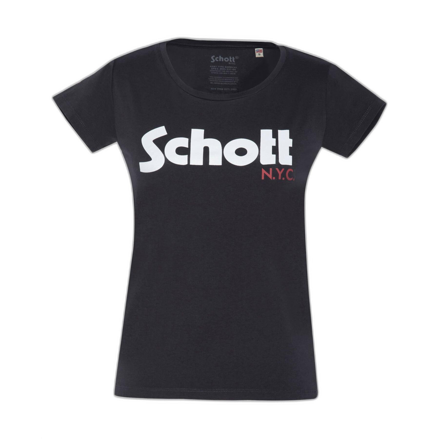 Camiseta estampada de mujer Schott