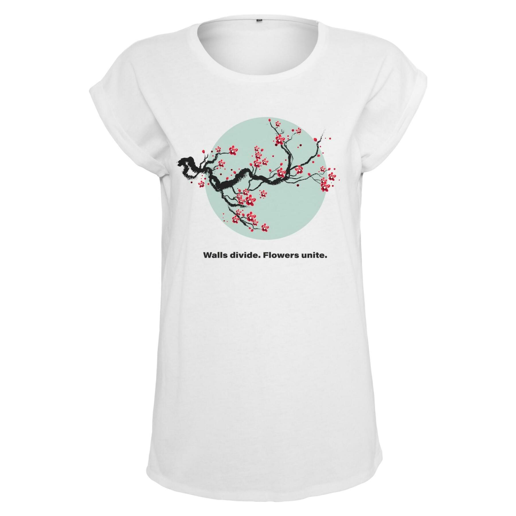 Camiseta de mujer Urban Classics Flowers Unite